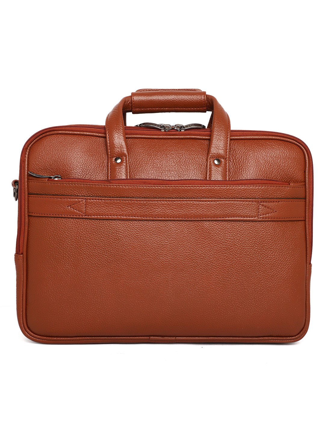 Tan Leather Laptop / Office Bags ZP12137 - The Heels India