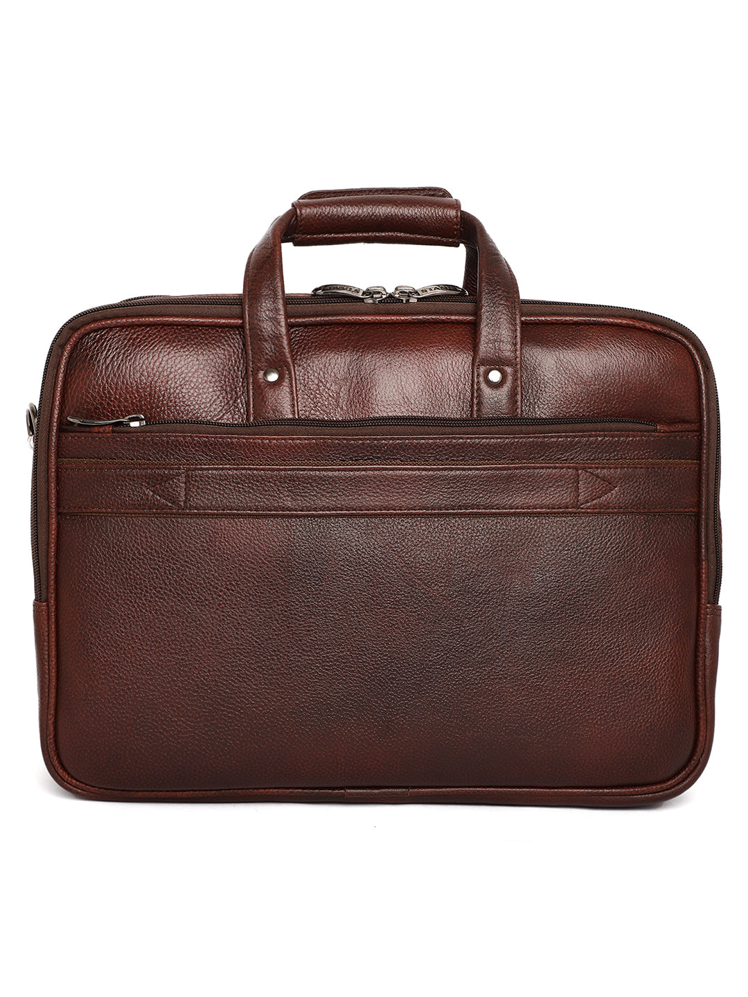 Brown Leather Laptop / Office Bags ZP12137 - The Heels India