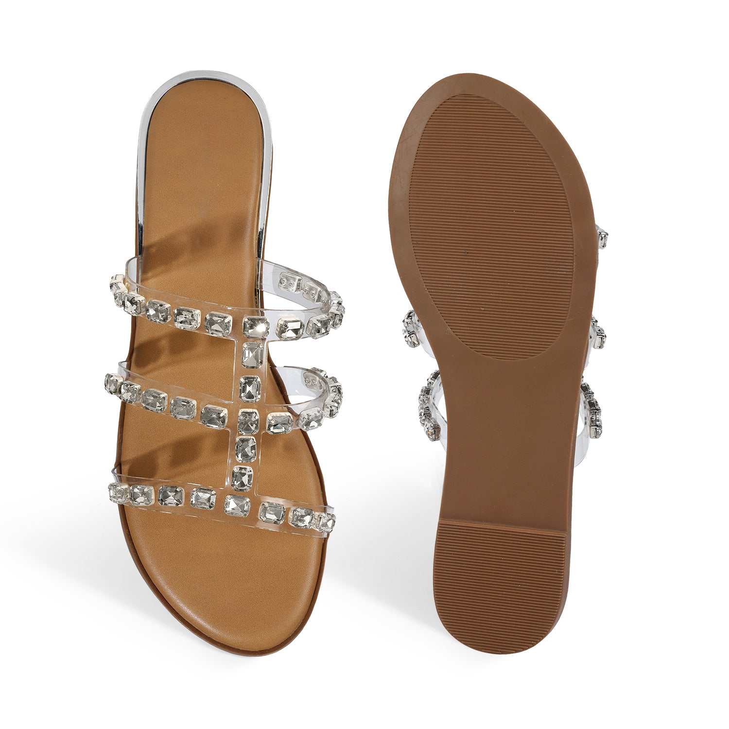 Stella Flat Embellished Sliders