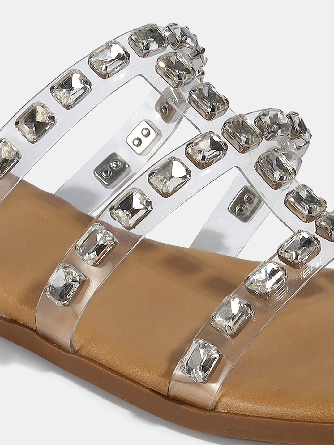 Stella Flat Embellished Sliders
