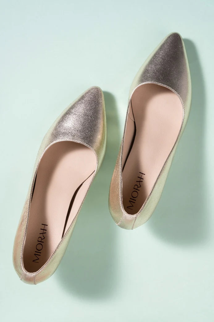 POSH Premium Leather Kitten Heels