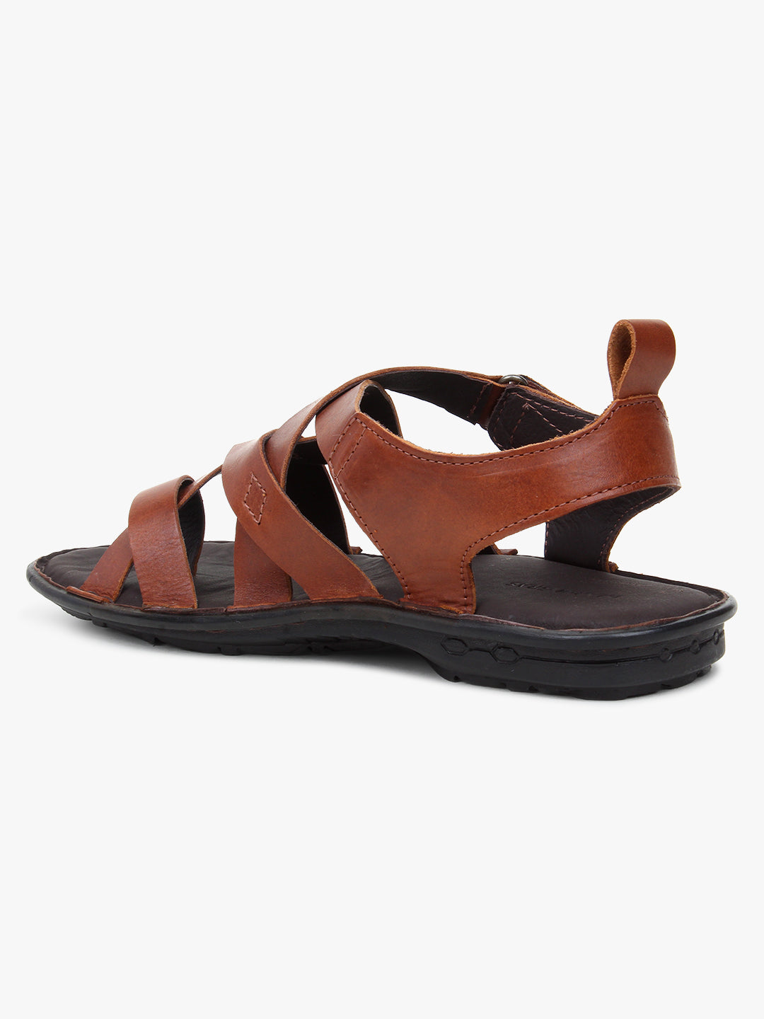 Dalton Brown Leather sandals - The Heels India