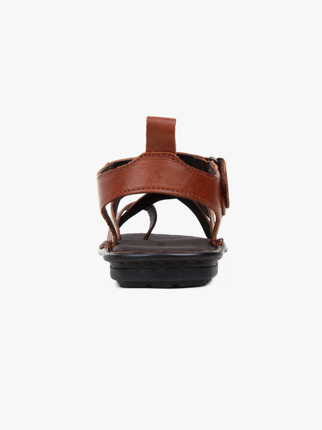 Dalton Brown Leather sandals - The Heels India