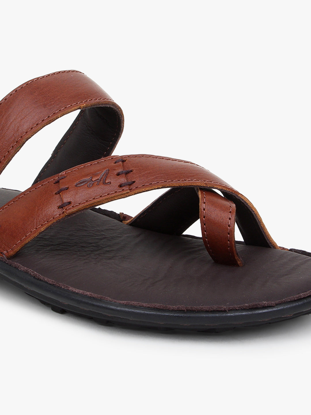 Seth Brown Leather Slippers - The Heels India