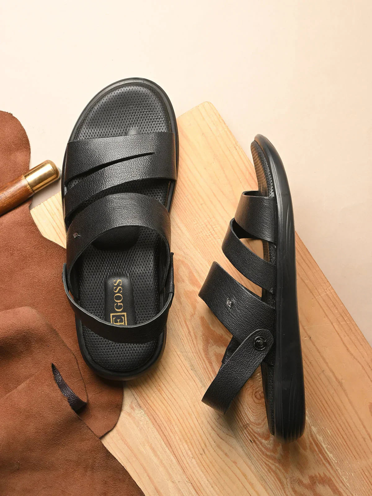 leather sandals for men