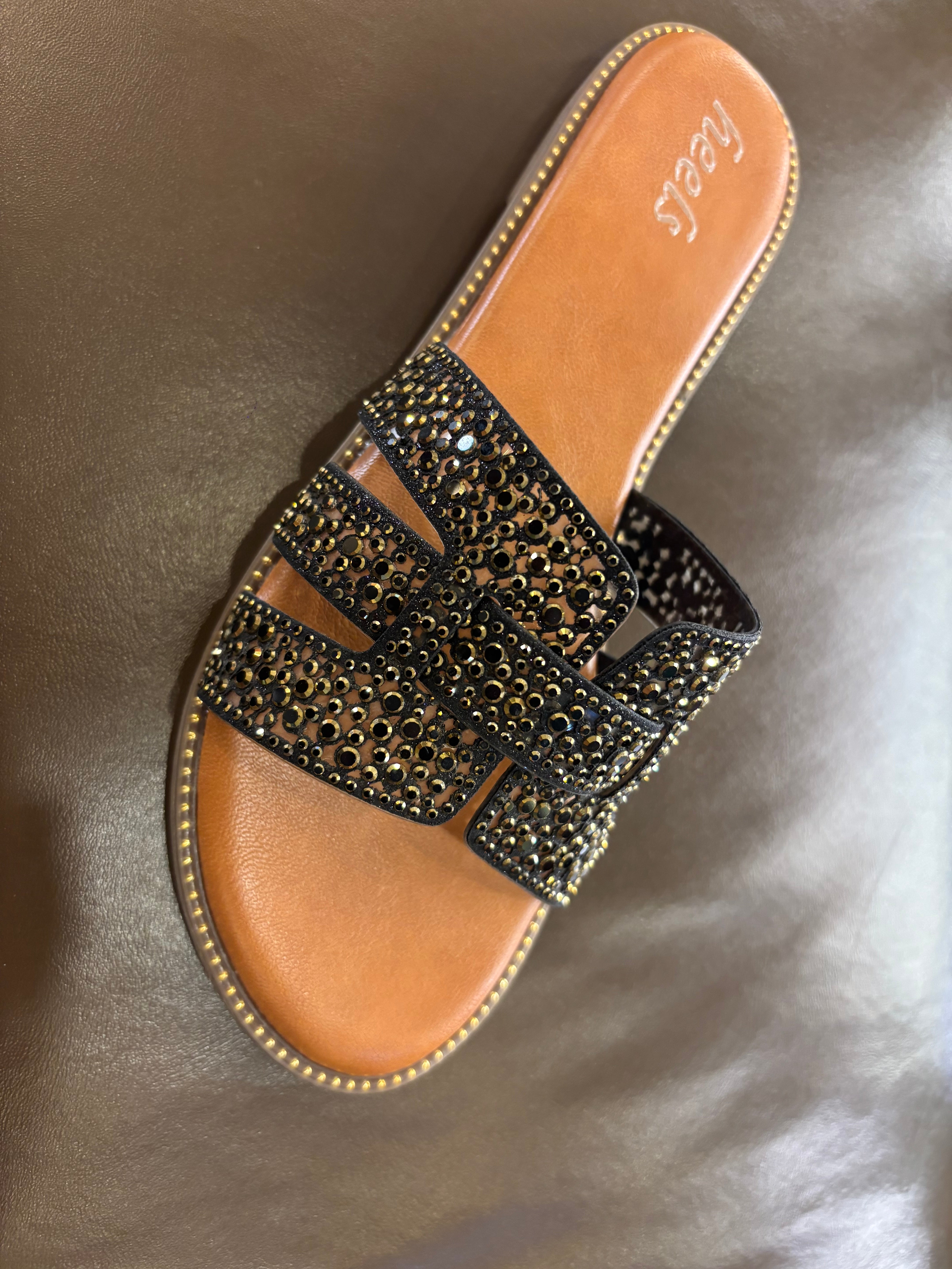 Frosta Bling Cushioned Sliders