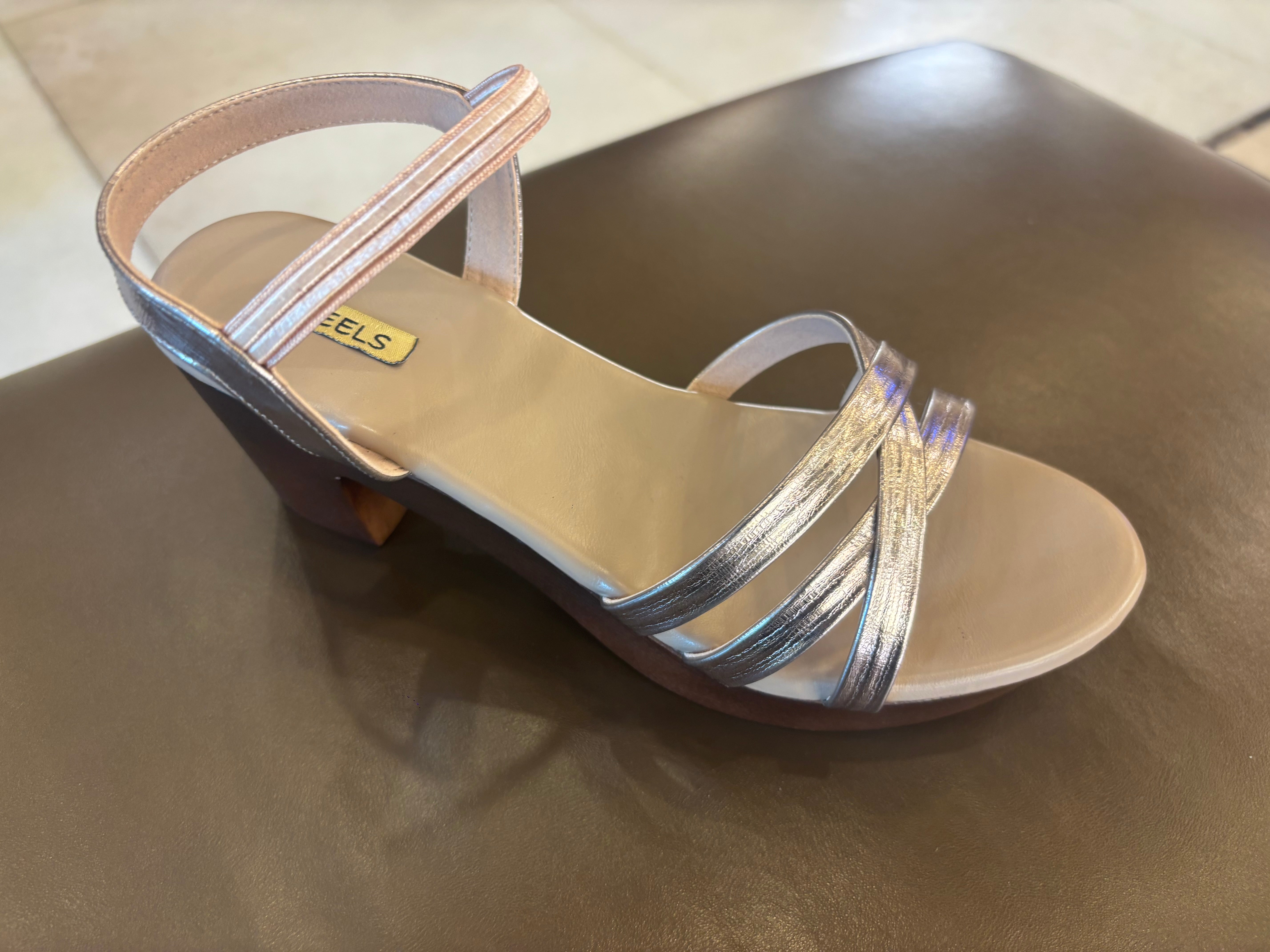 Alba Platform Peep Toe Block Heel Sandals