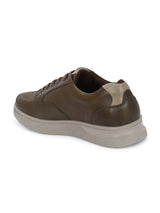 Zero Gravity 2.0 Mateo Olive Leather Lace-Up Sneakers