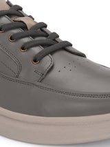 Zero Gravity 2.0 Mateo Grey Leather Lace-up Sneakers