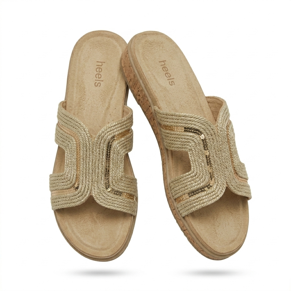 Jollie Crochet Comfort Summer Slippers - The Heels India