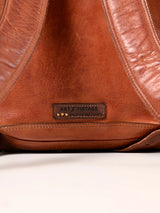 Samba : Real Leather Cognac Backpack