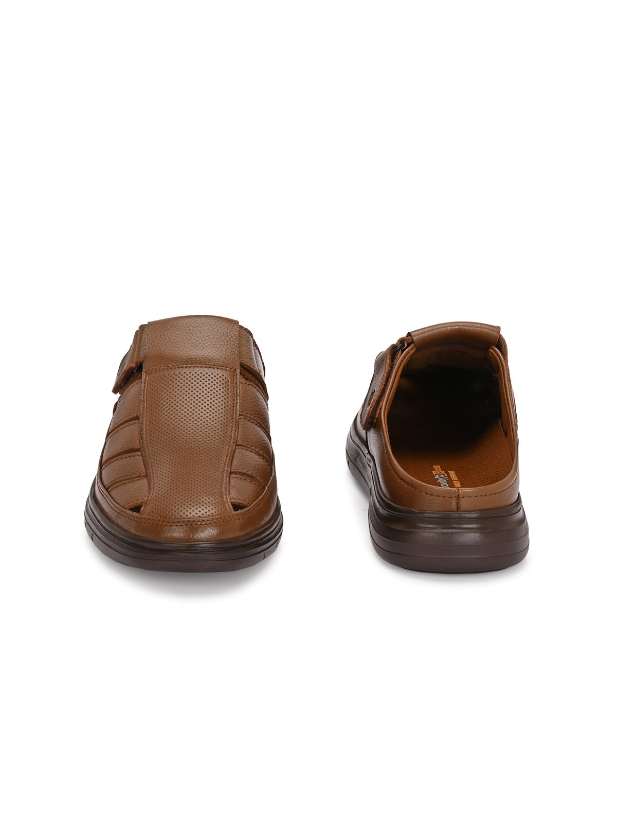Ottavio Zero Gravity Leather Velcro Mules