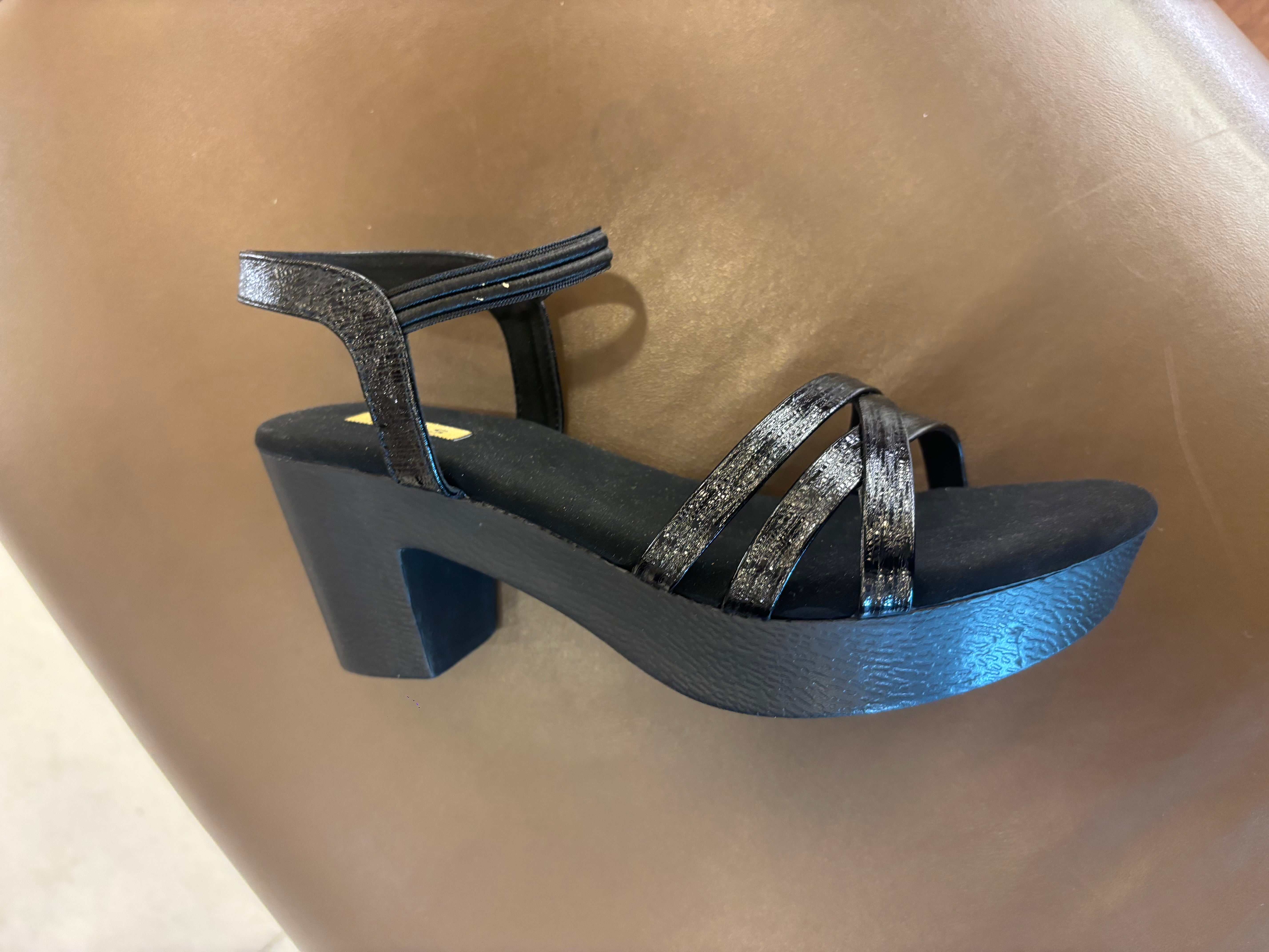 Alba Platform Peep Toe Block Heel Sandals