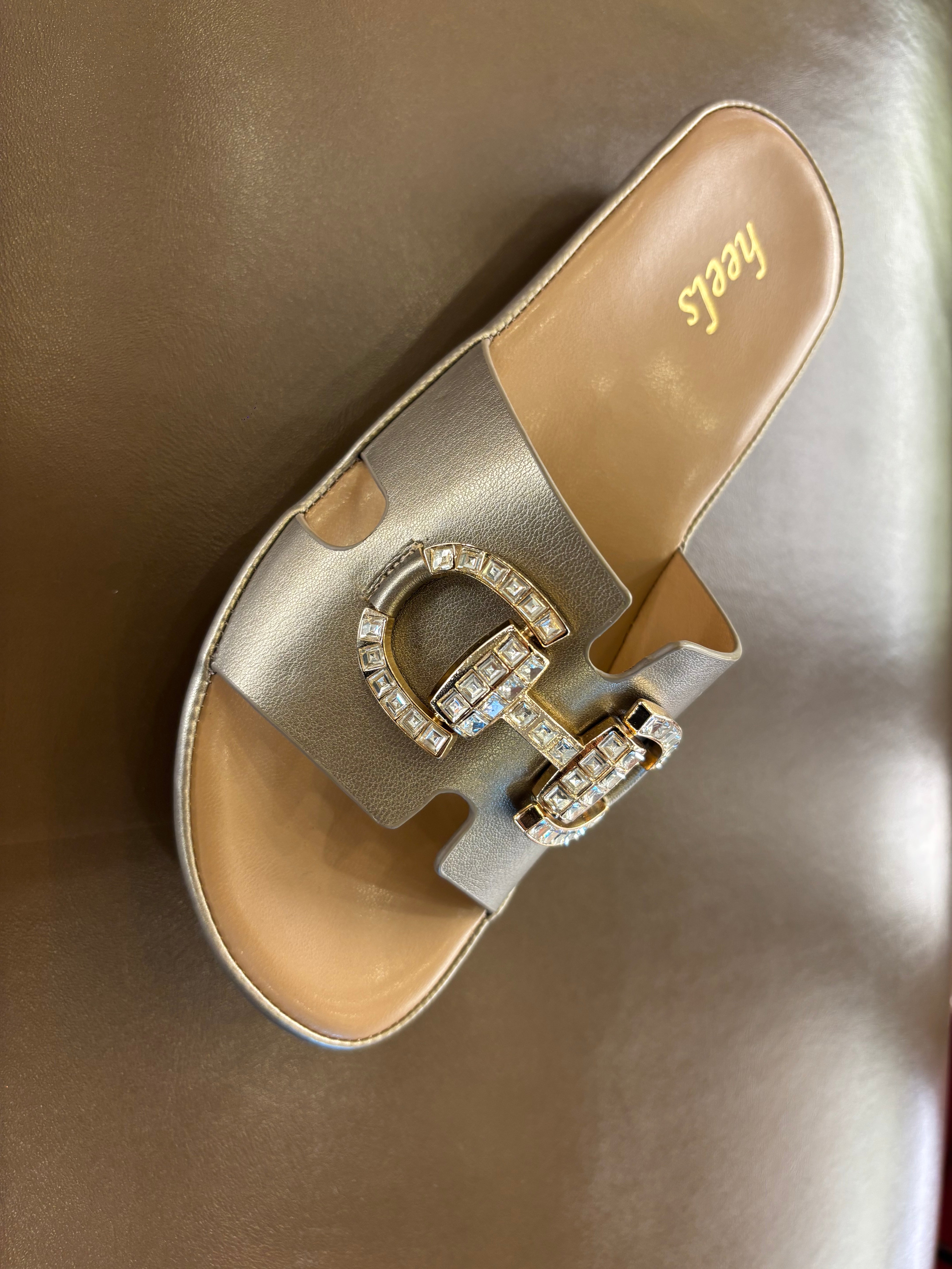 Layla Premium Cushioned Wedge Sliders