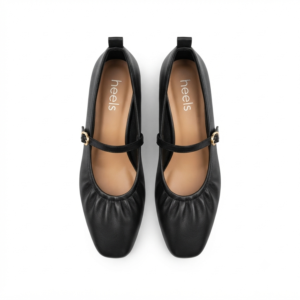 Carla Premium Mary Jane Block Heel Loafers