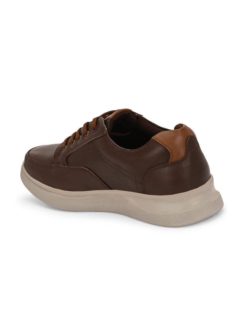 Zero Gravity 2.0 Mateo Brown Leather Lace-up Sneakers