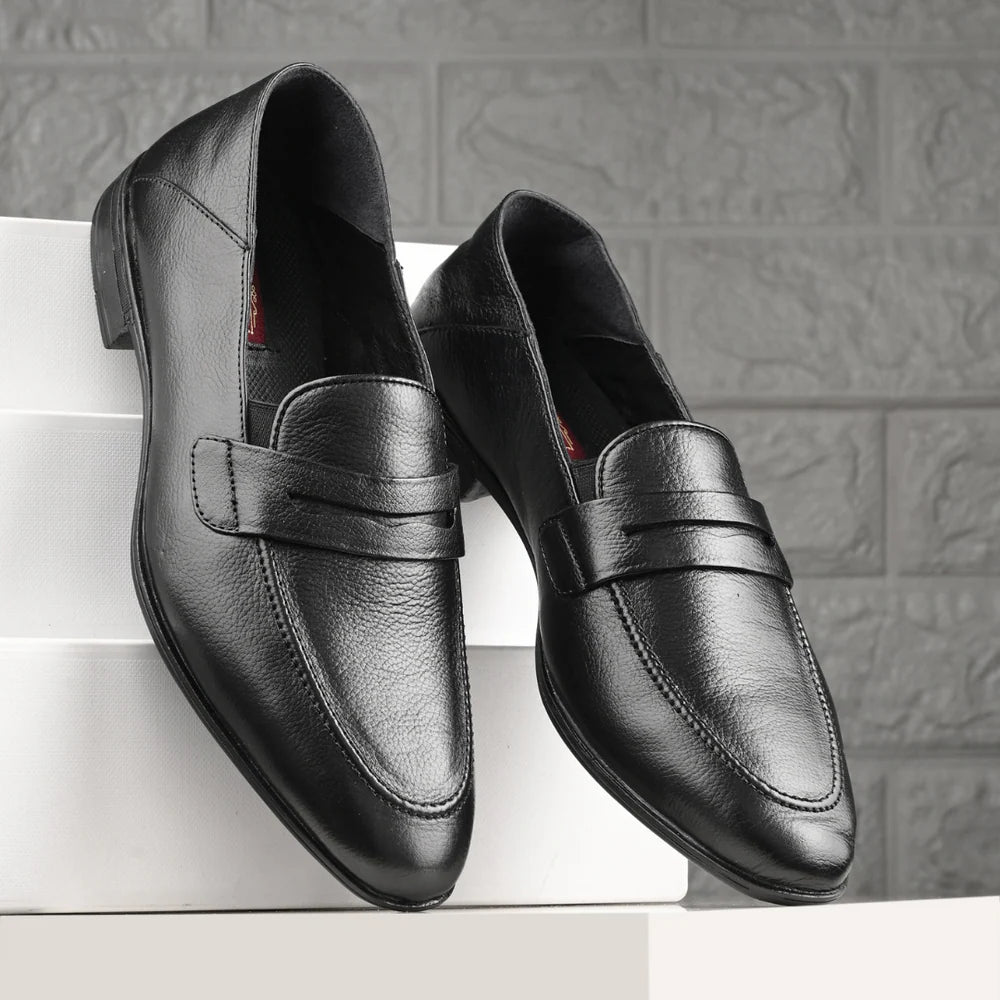 Jeremy Leather Semi Formal Loafers