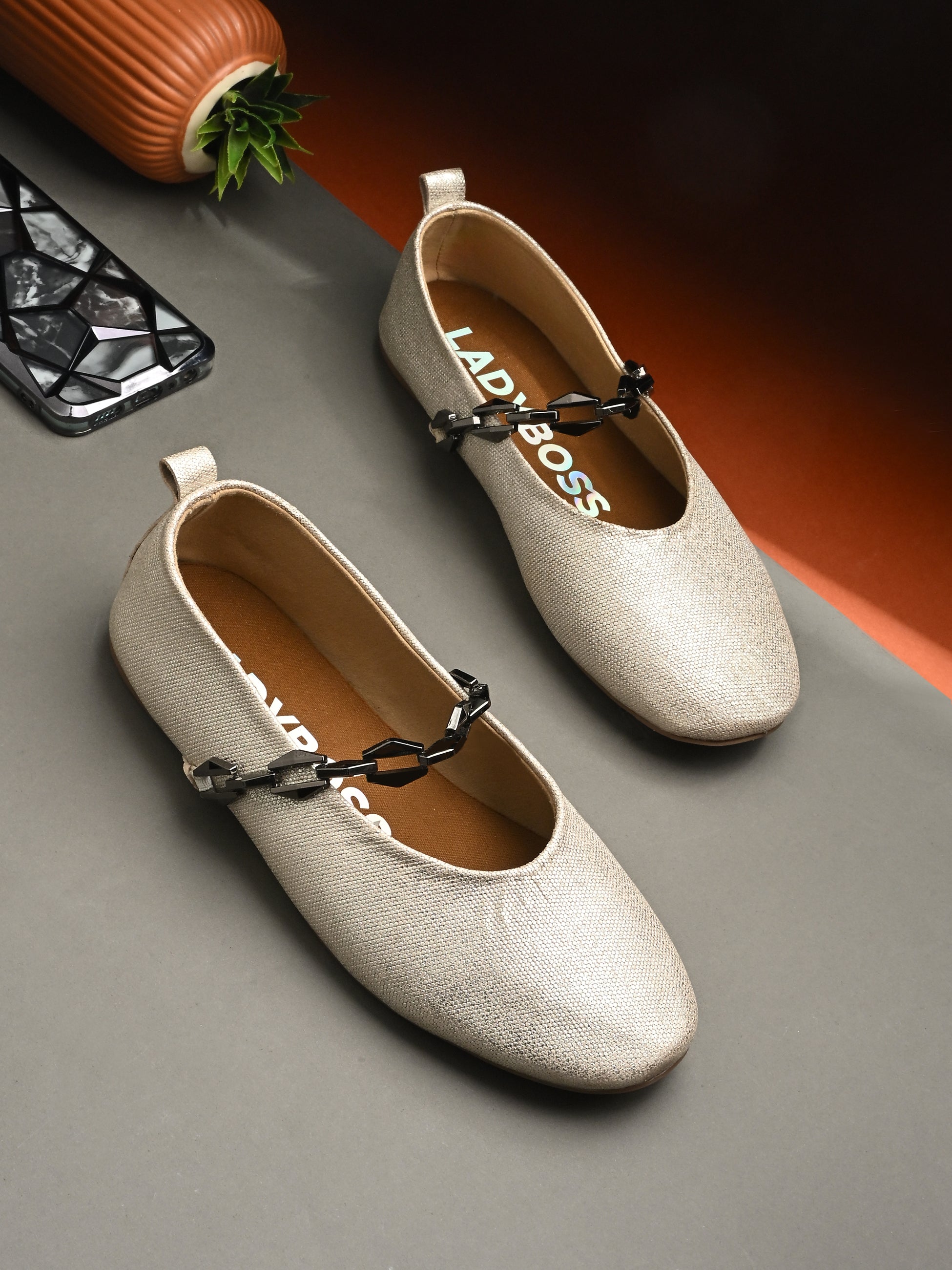 Beaumont Leather Flat Mary Janes - The Heels India