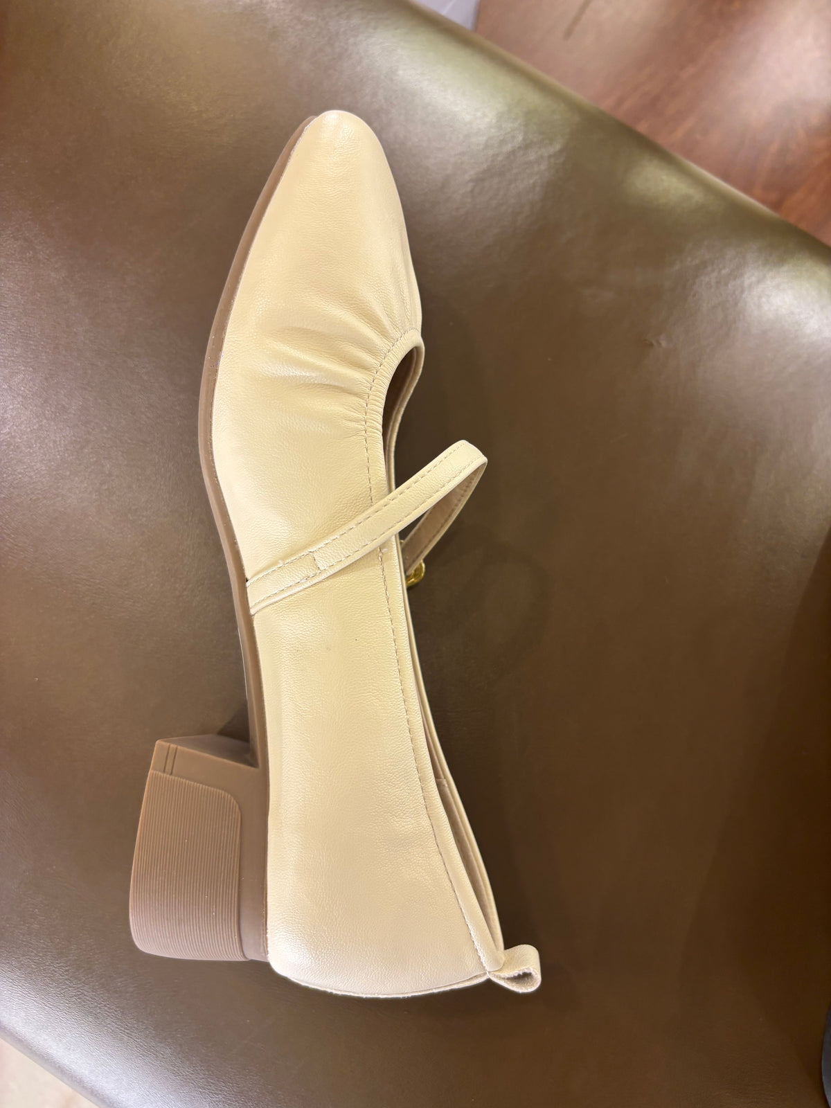Carla Premium Mary Jane Block Heel Loafers