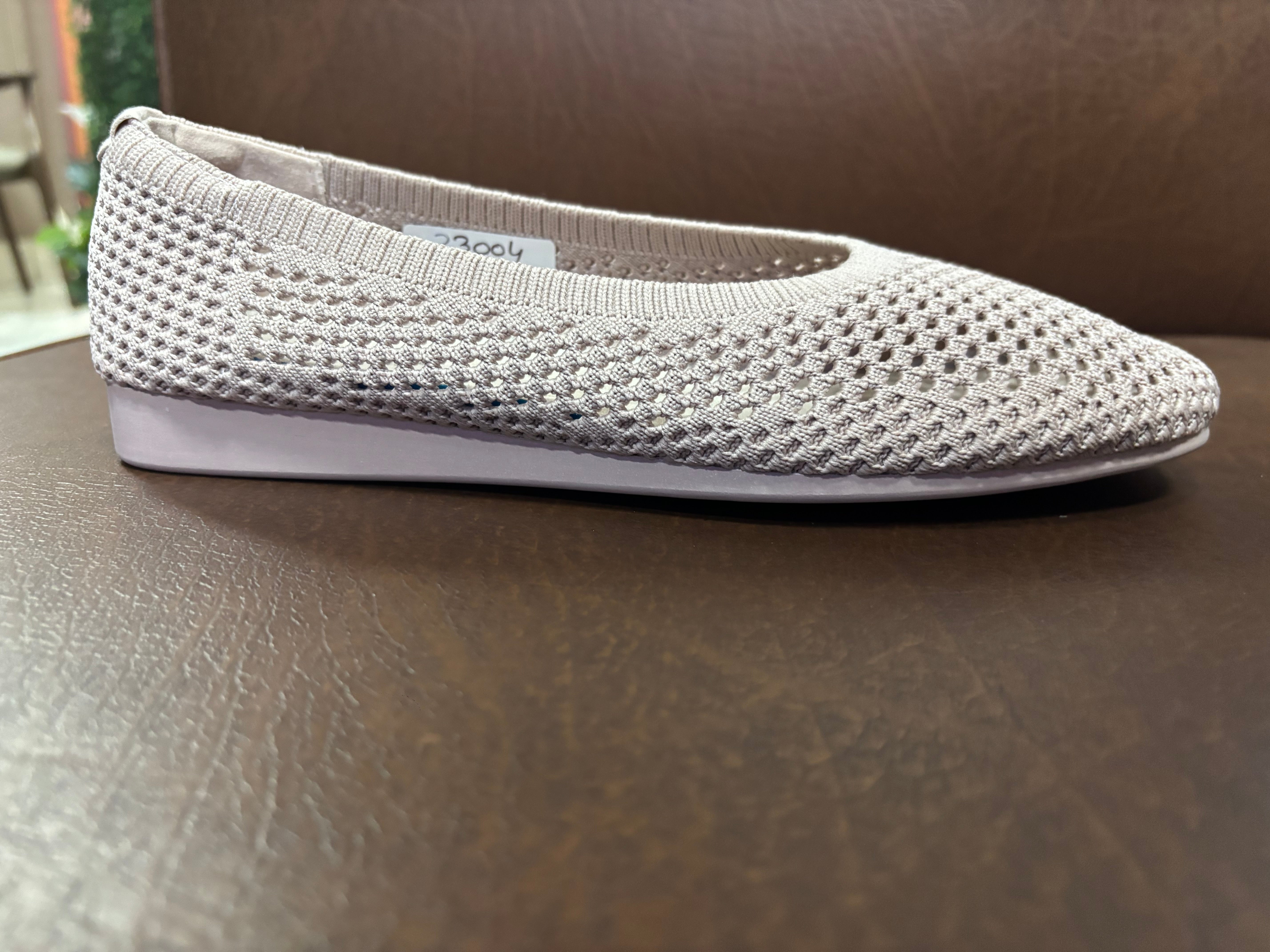 Grace Crochet Flat Flexi Comfort Ballerinas