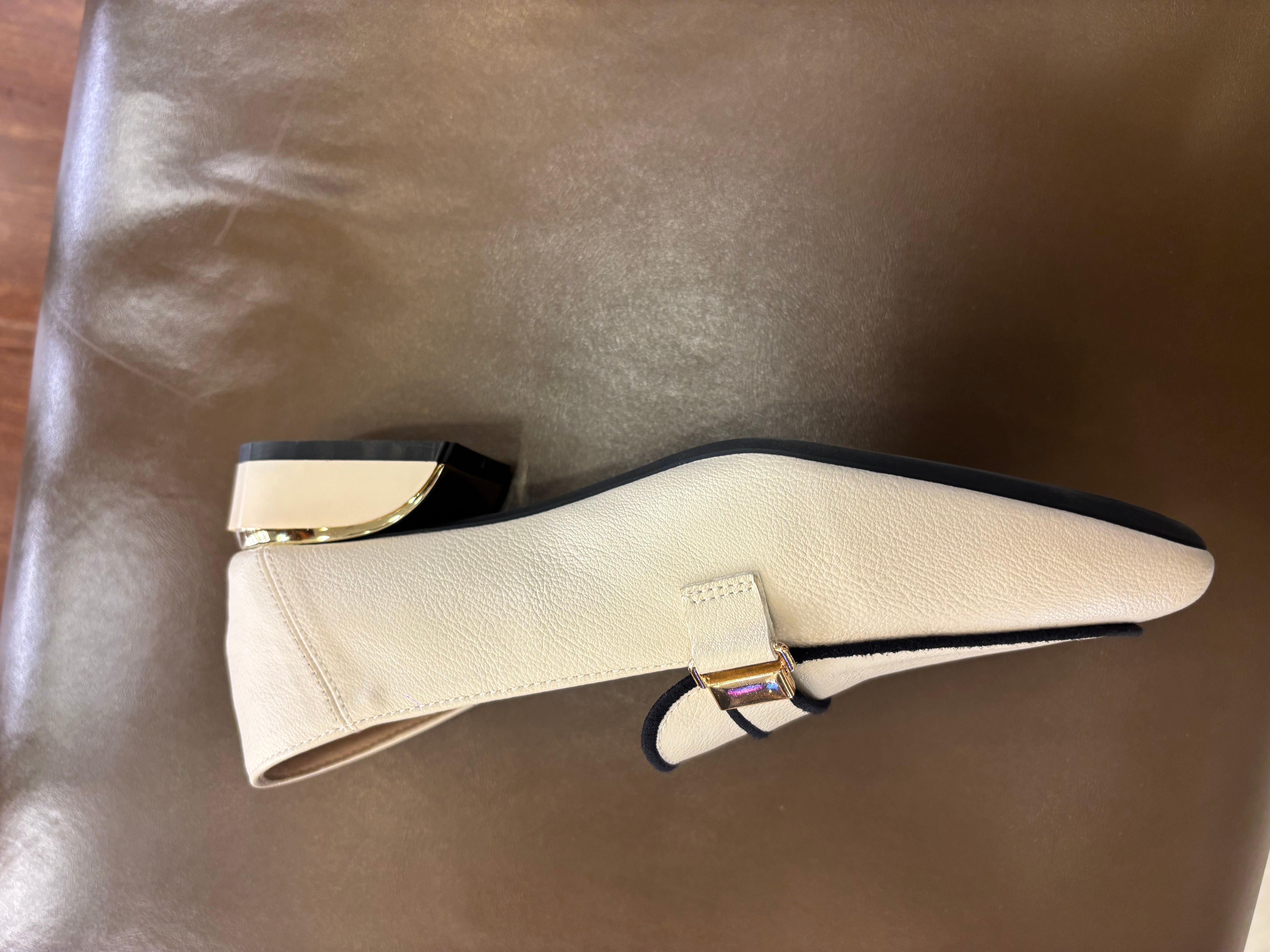 Melrose Premium Strap Block Heel Loafers