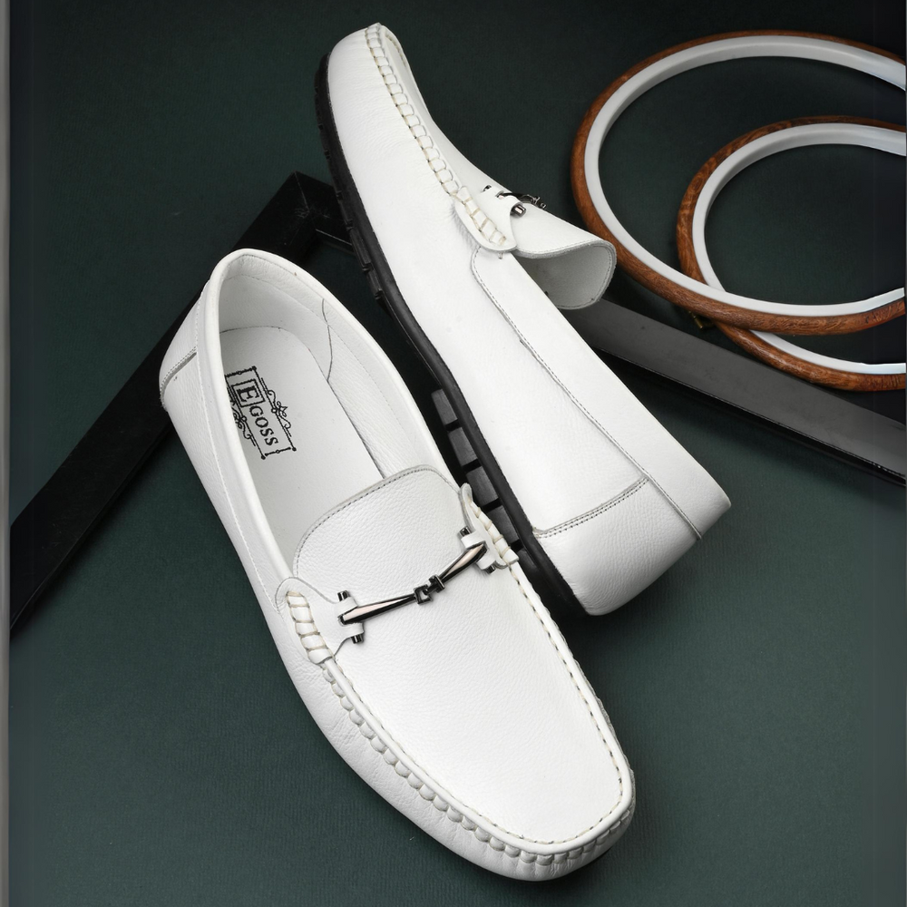 James Cushioned Leather Loafers