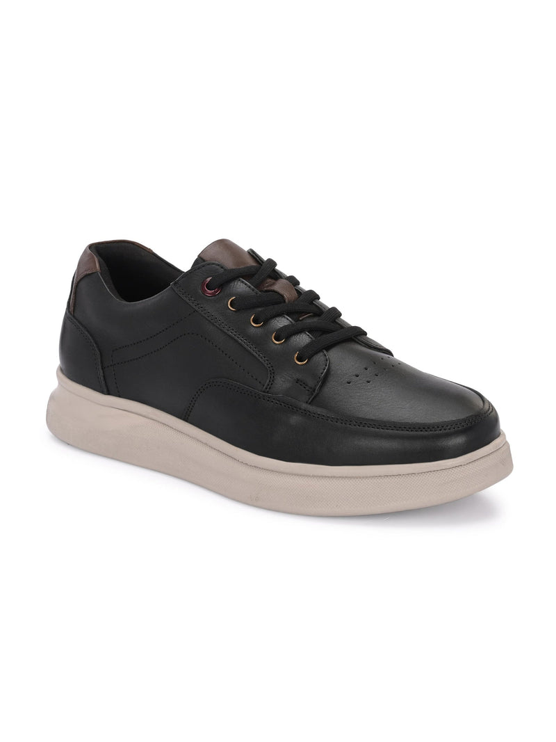 Zero Gravity 2.0 Mateo Black Leather Lace-up Sneakers