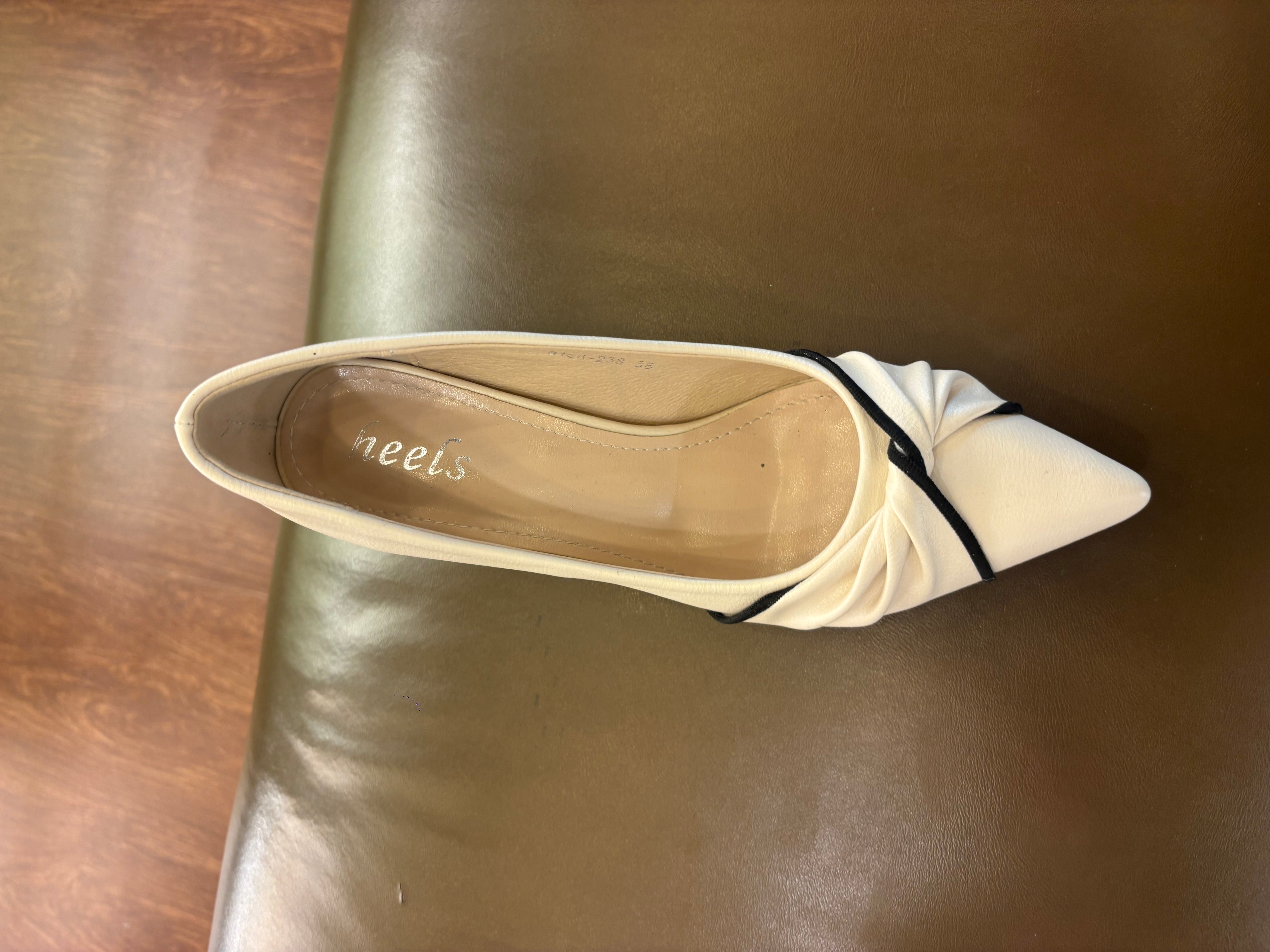 Lyon Swirl Block Heel Pumps