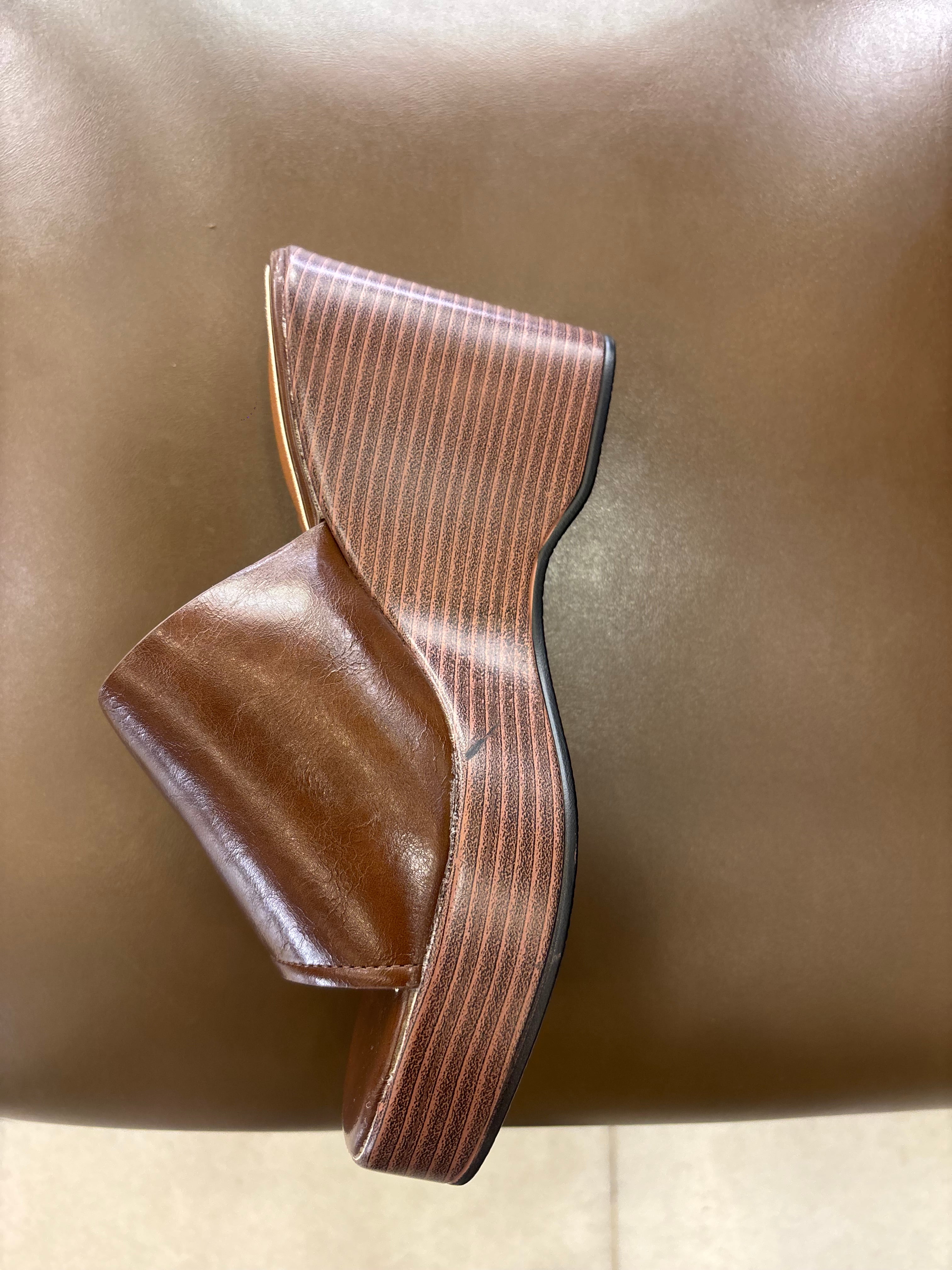 Berlin Platform Peep Toe Wedge Heels