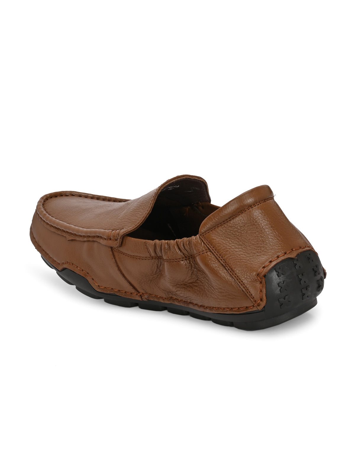 Clyde Leather Back Elastic Cushioned Loafers - The Heels India