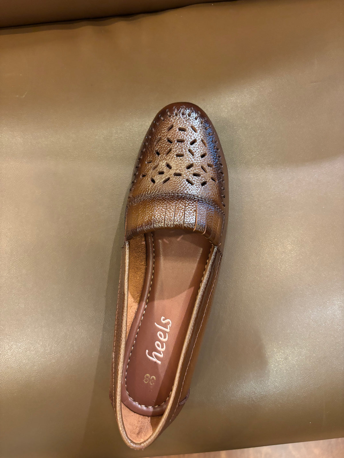 Cirelle Leather Classic Perforated Ballerinas