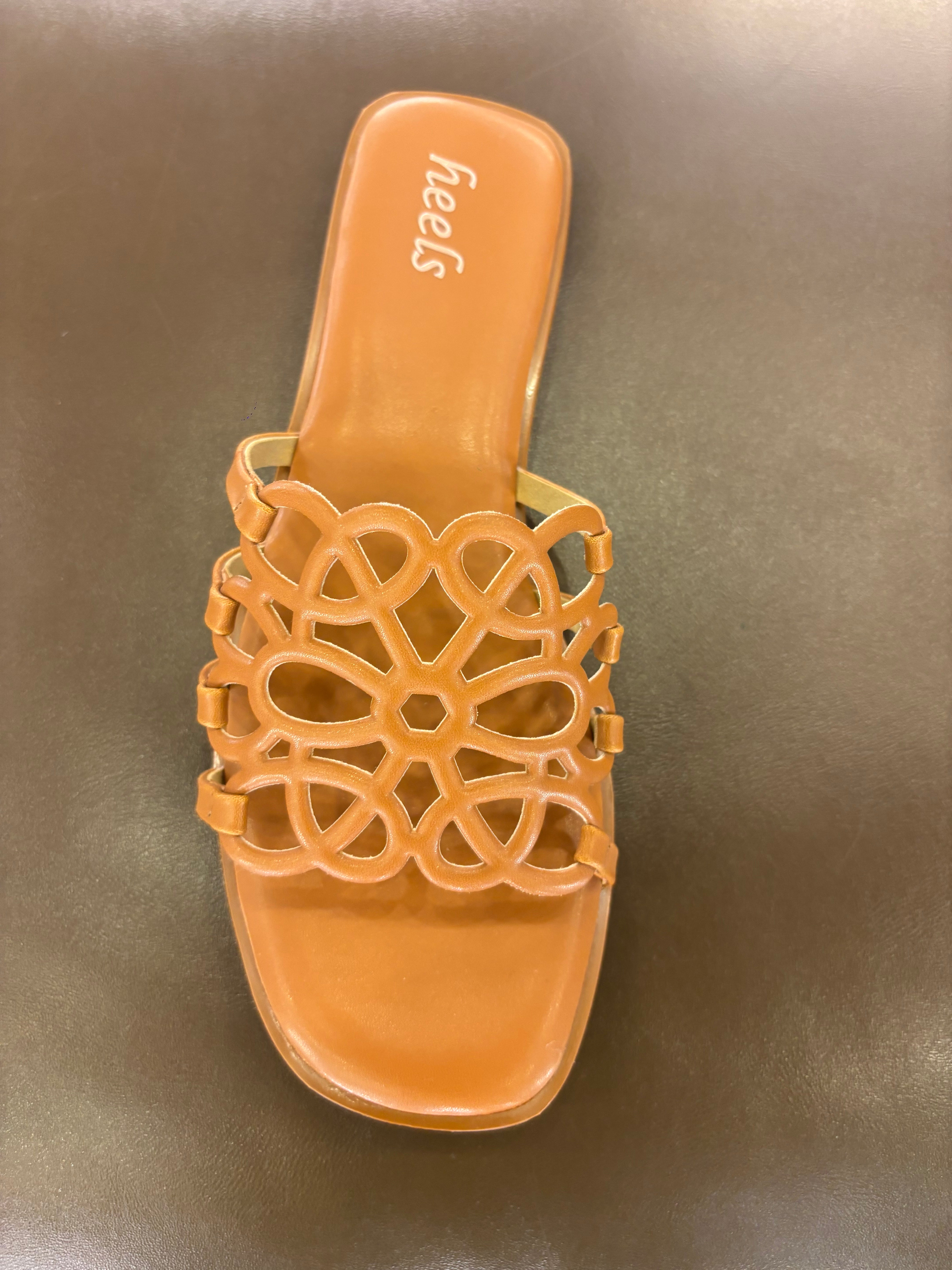 Lima Laser Cut Cushioned Summer Sliders