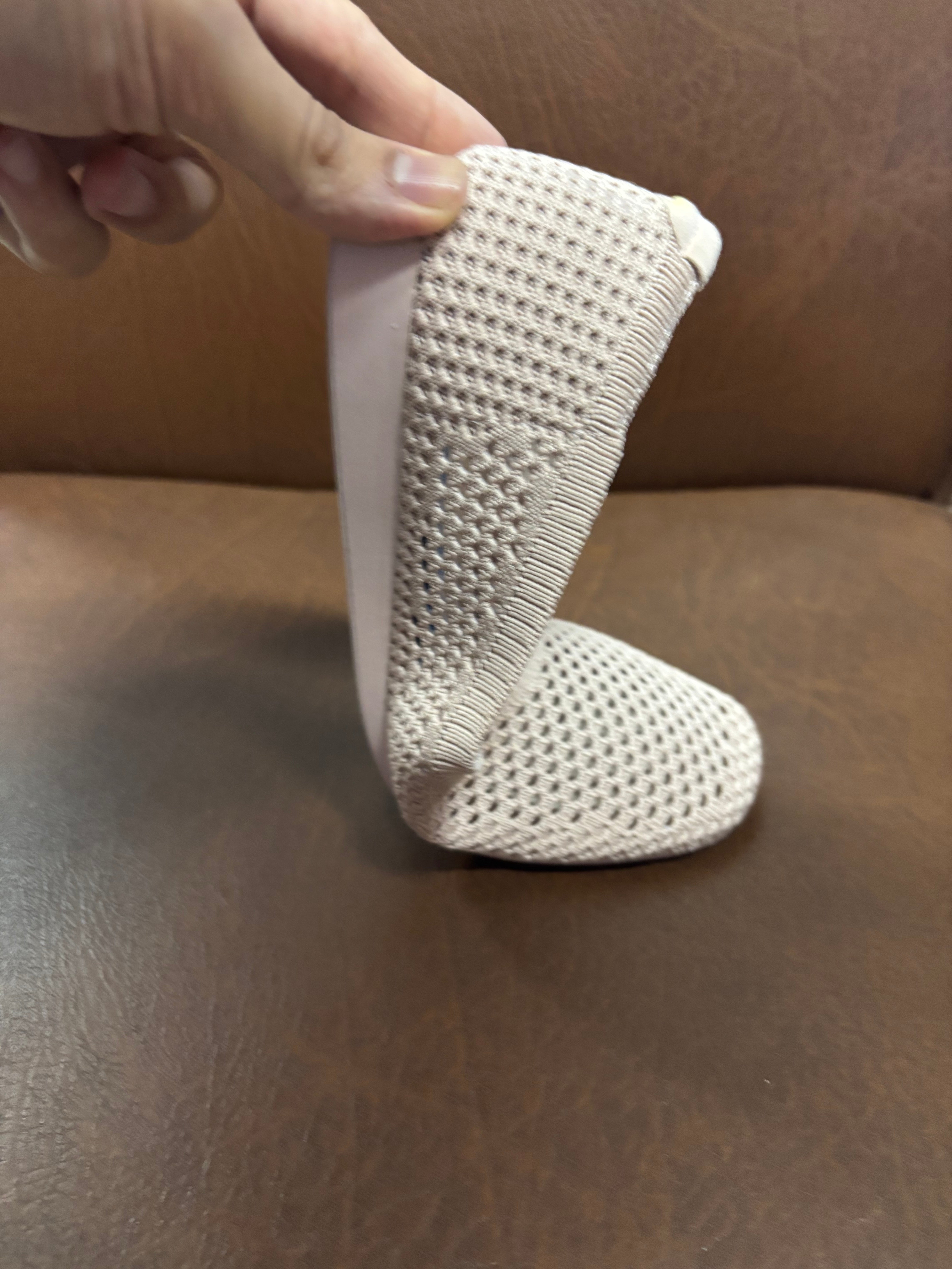 Grace Crochet Flat Flexi Comfort Ballerinas