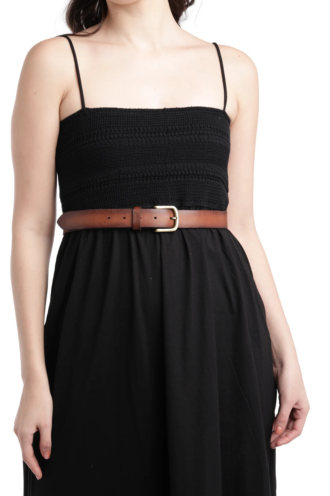 Brown Genuine Leather Belt