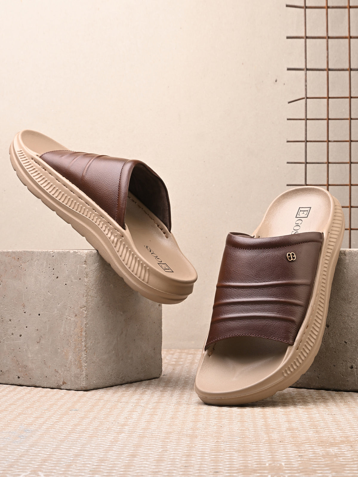 Fofana Zero Gravity Summer Comfort Leather Sliders