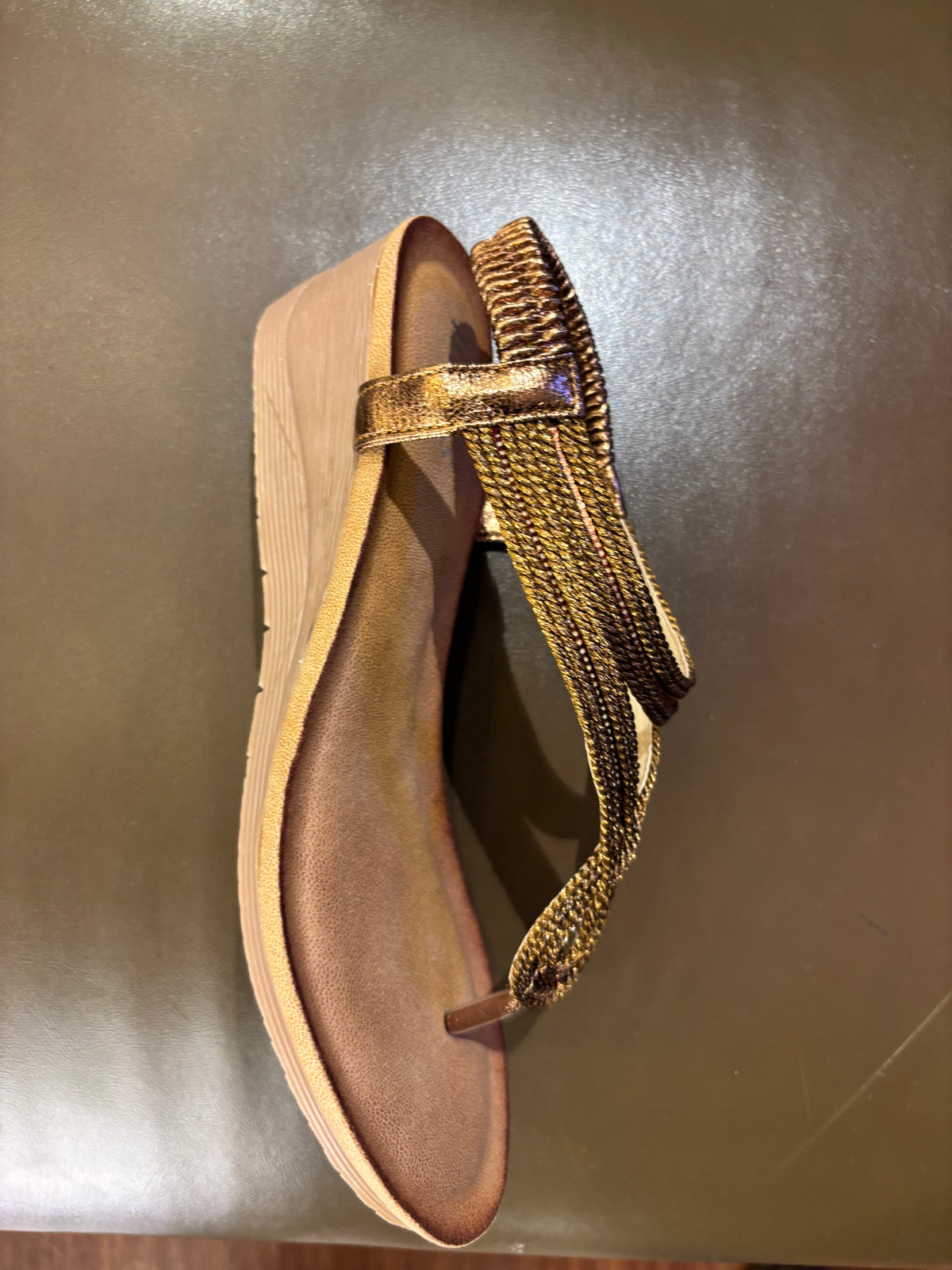 Cindy Wedge Back Elastic Crochet Sandals in Brown - The Heels India