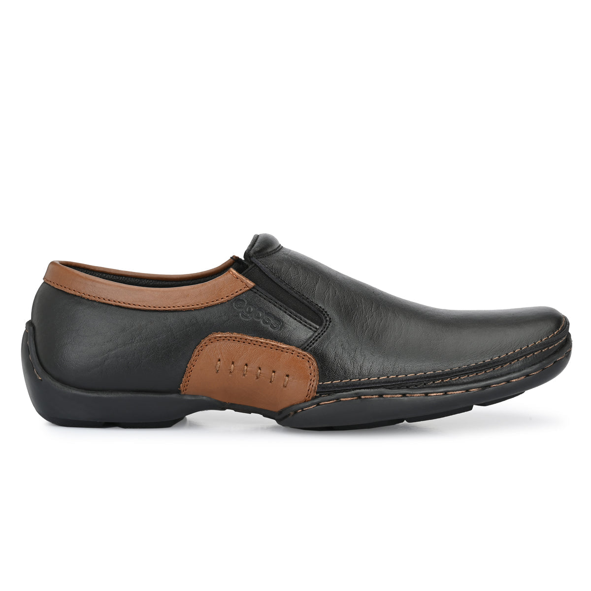 Warren Leather Broad Fit Casual Loafers