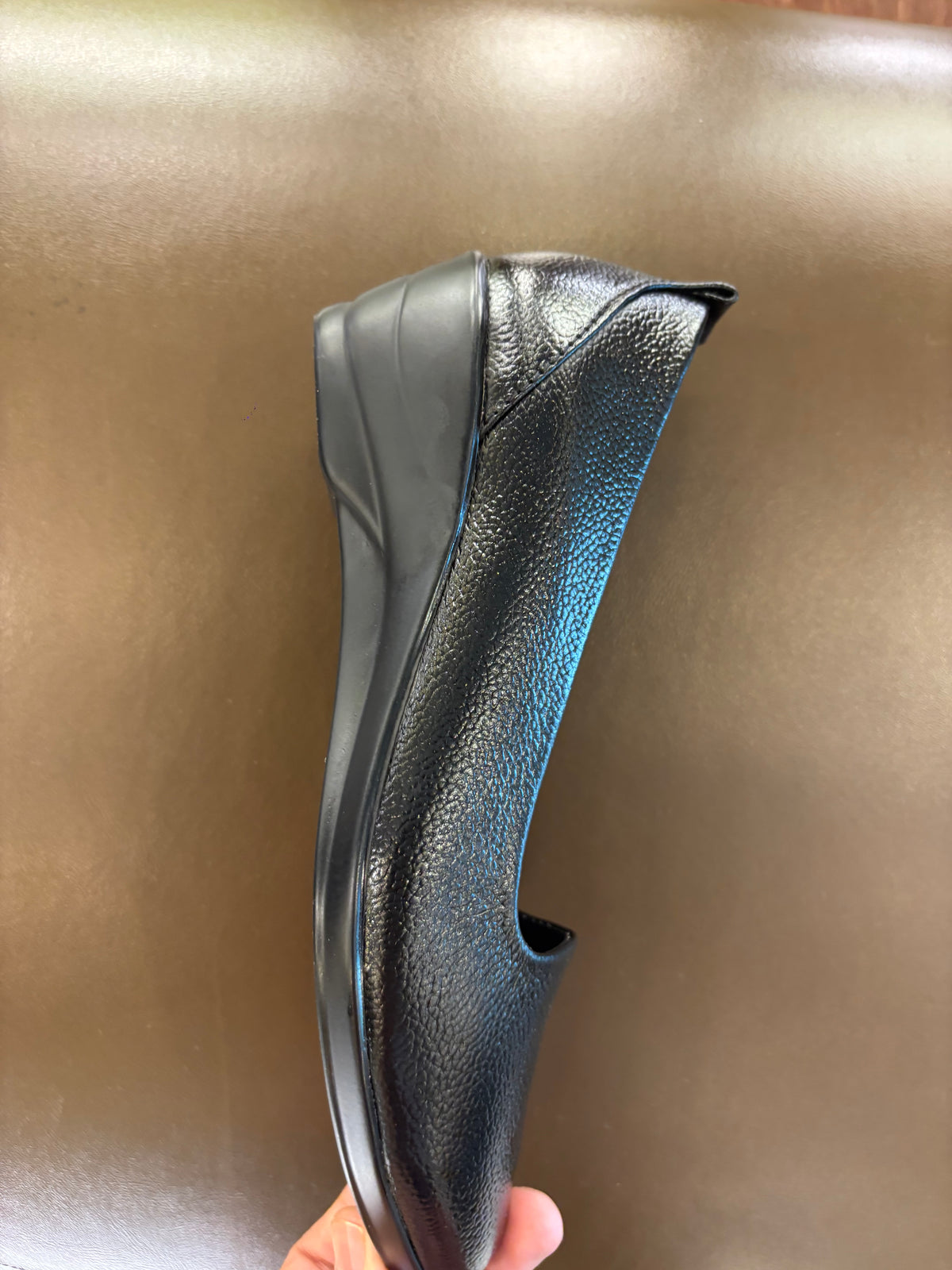 Jessie Leather Everyday Wedge Ballerinas