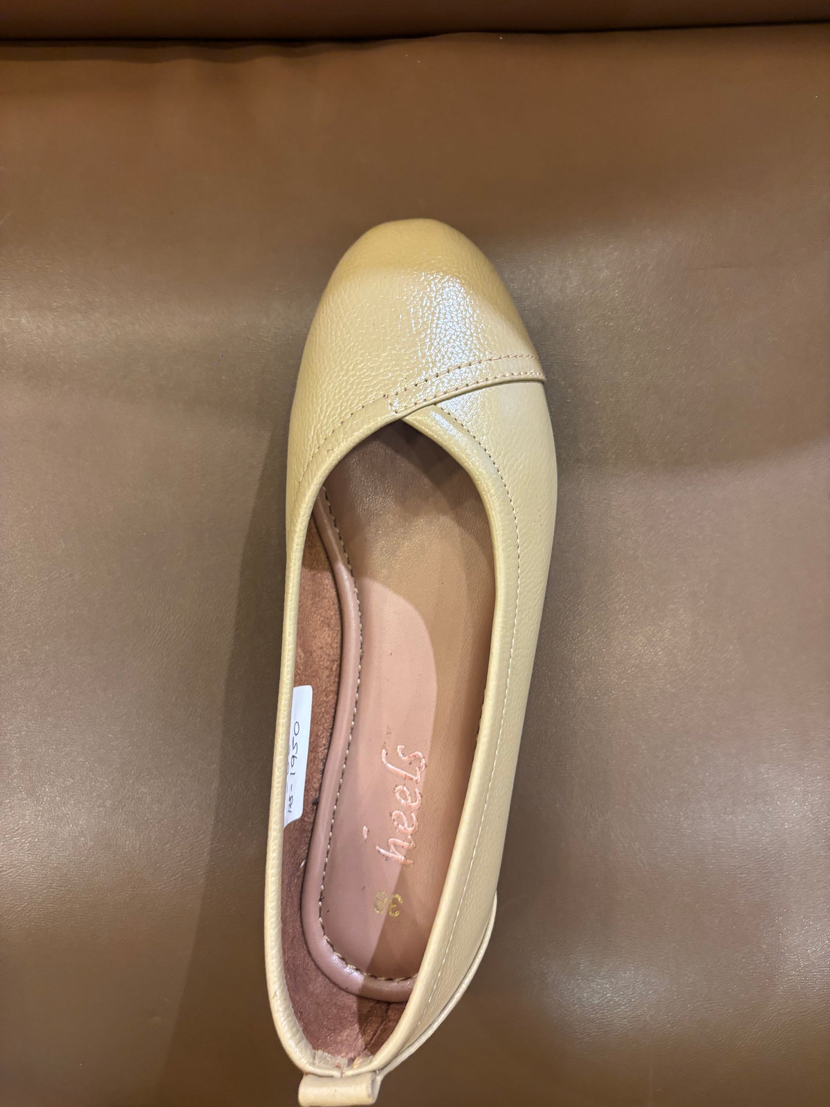 Kyra Leather Stitch Classic Flat Ballerinas