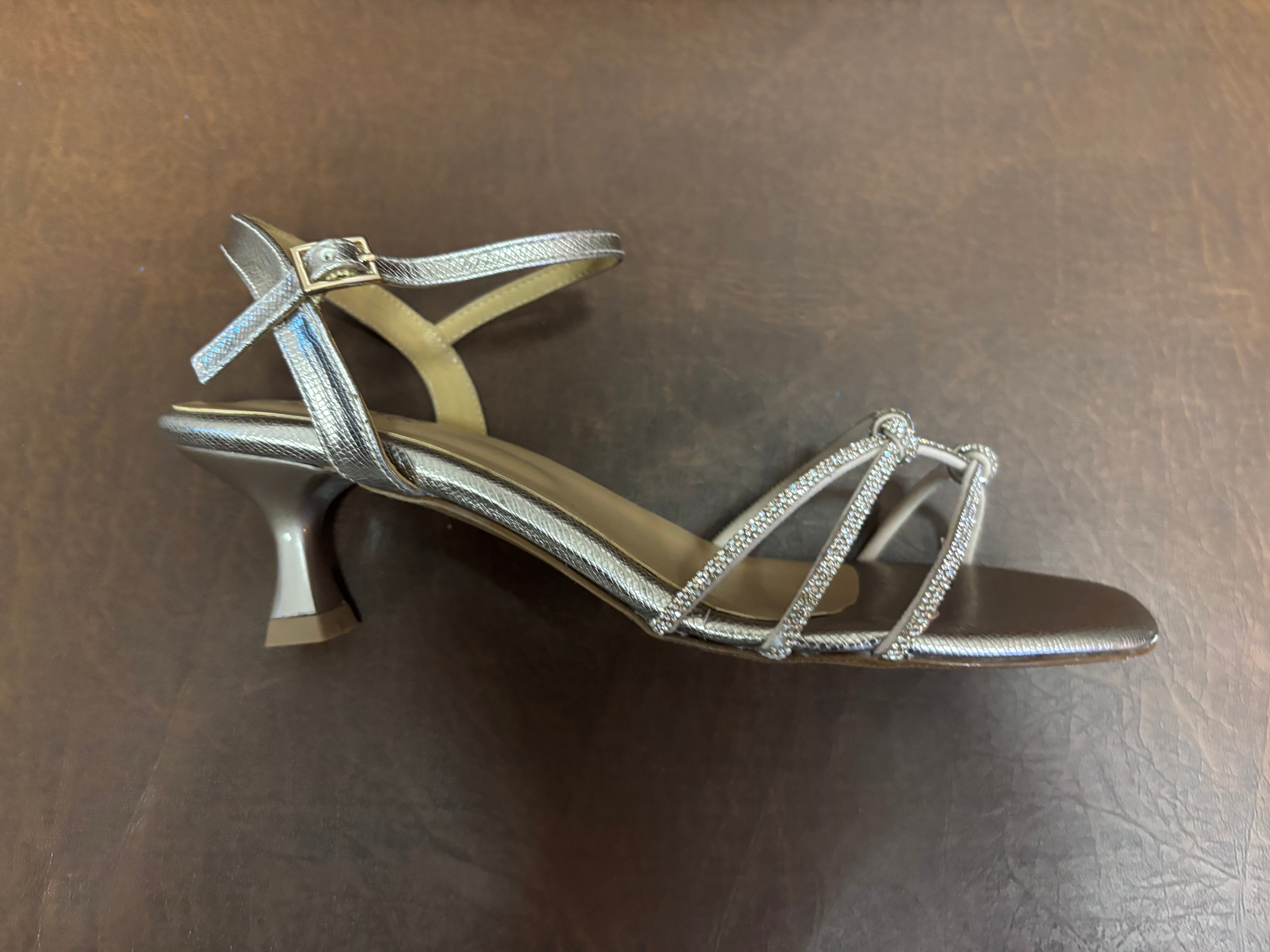 Zara 2.0 Bling Strappy Kitten Heels
