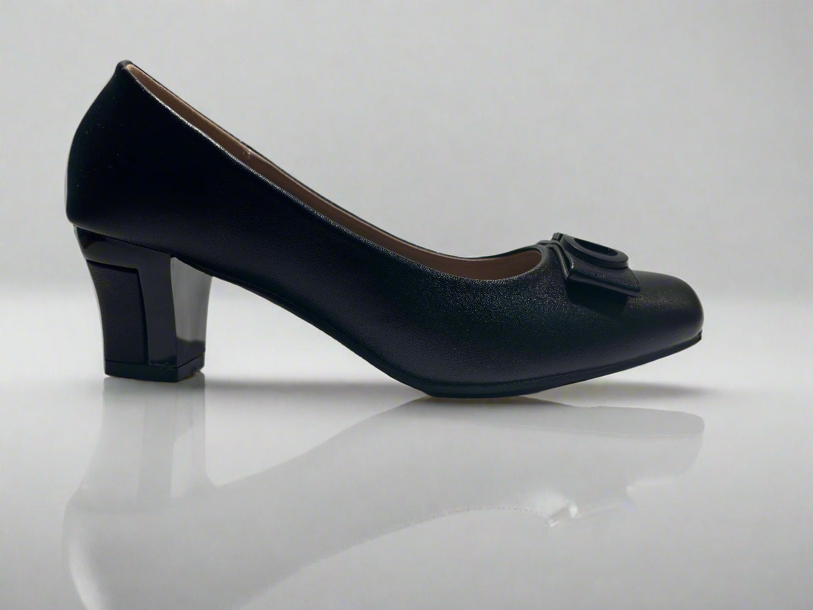 Rizza Bow Block Heels