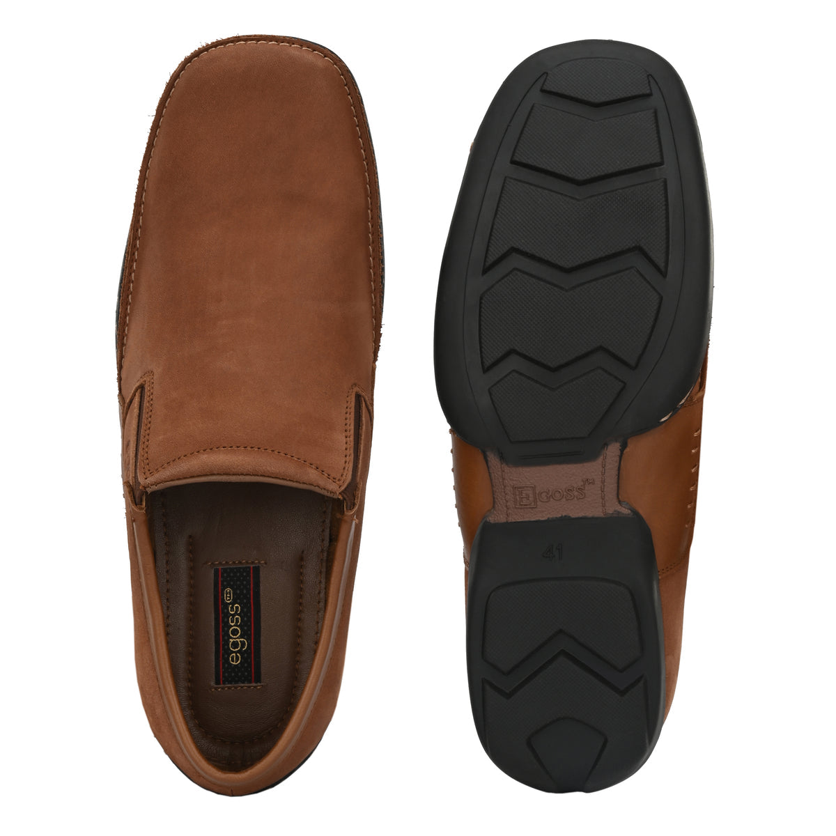 Warren Leather Broad Fit Casual Loafers