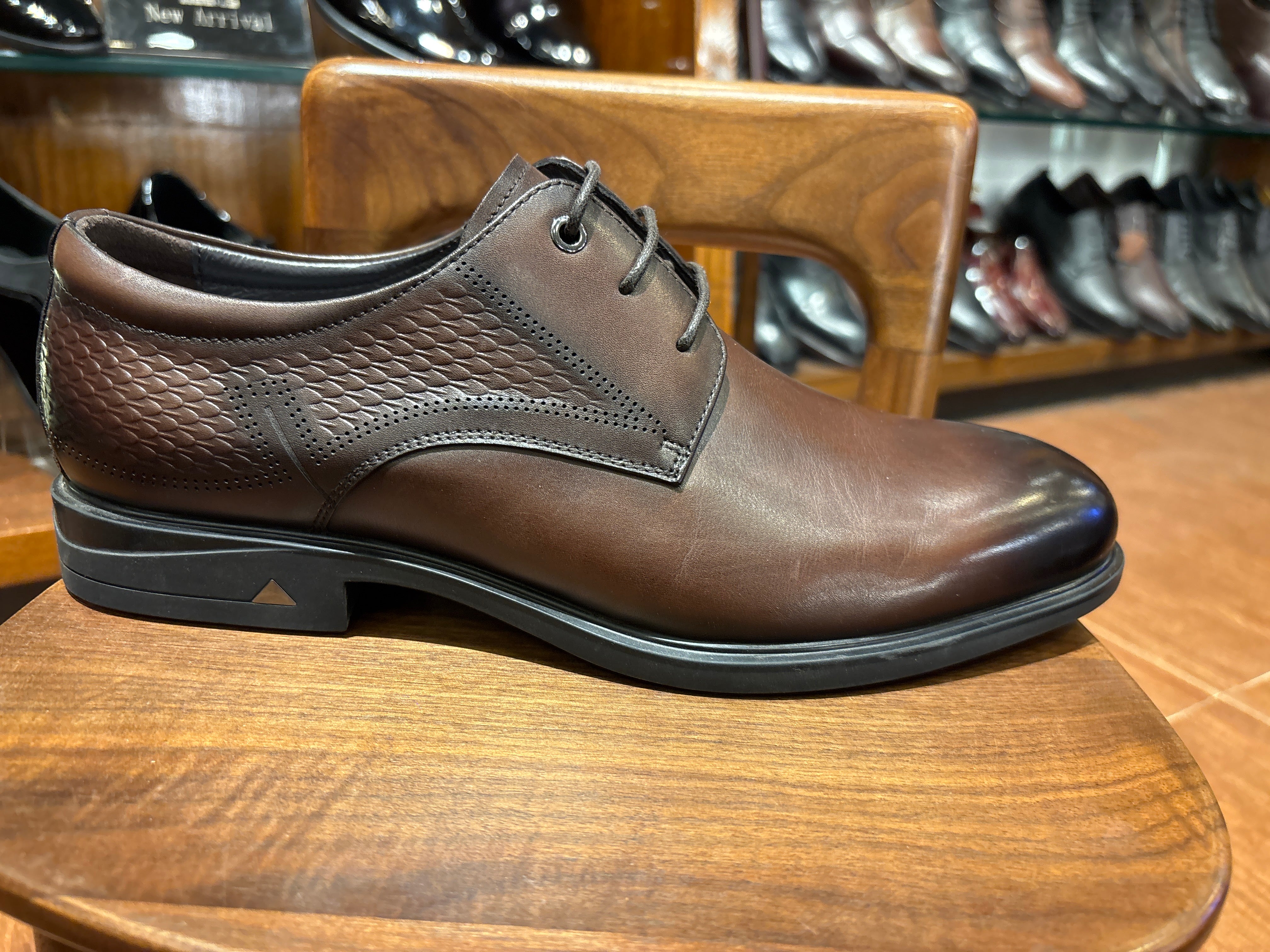 Floyd Premium Leather Lace Up Derby Shoes - The Heels India