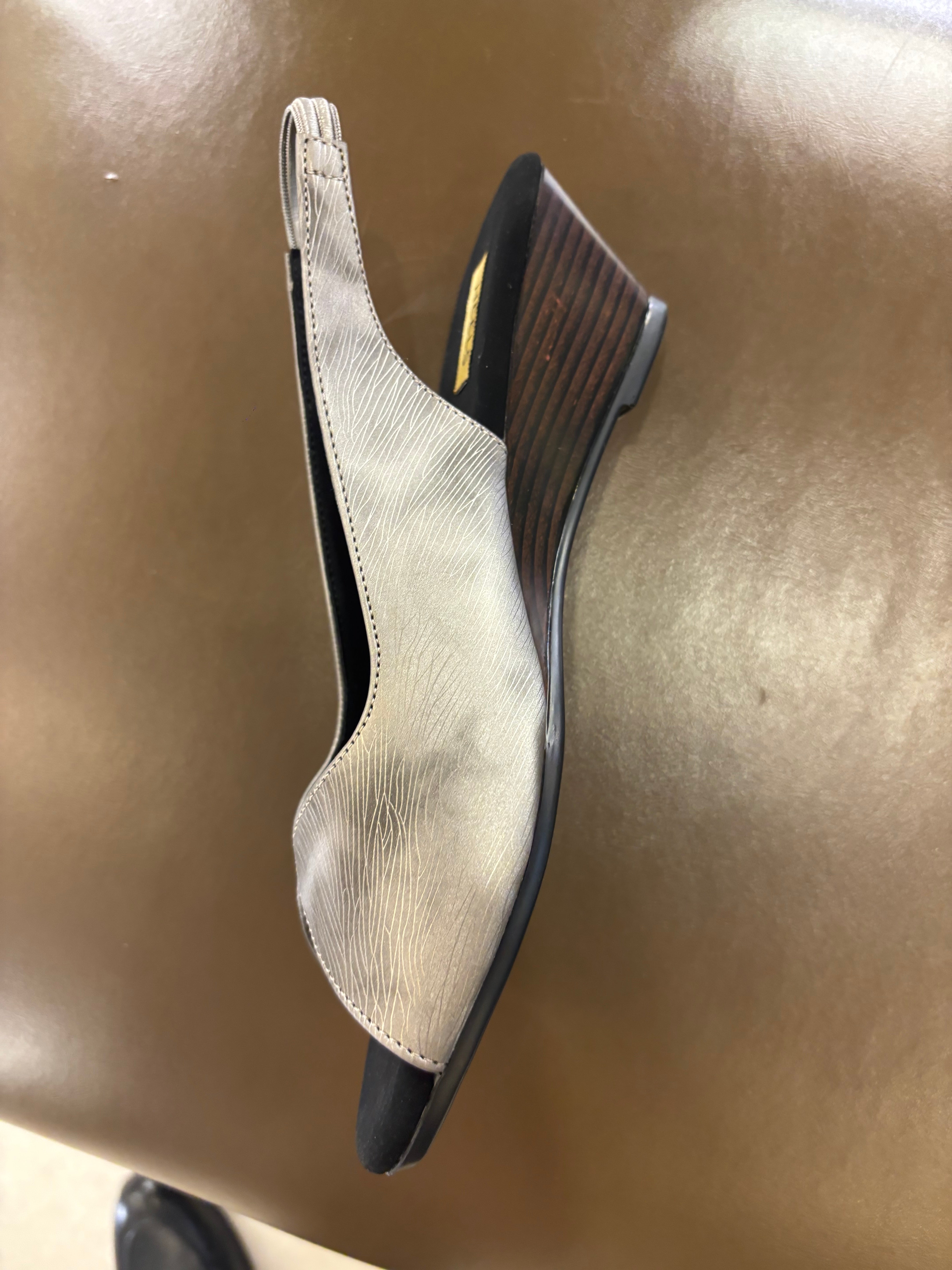 Riley Comfort Back Elastic Wedge Heels