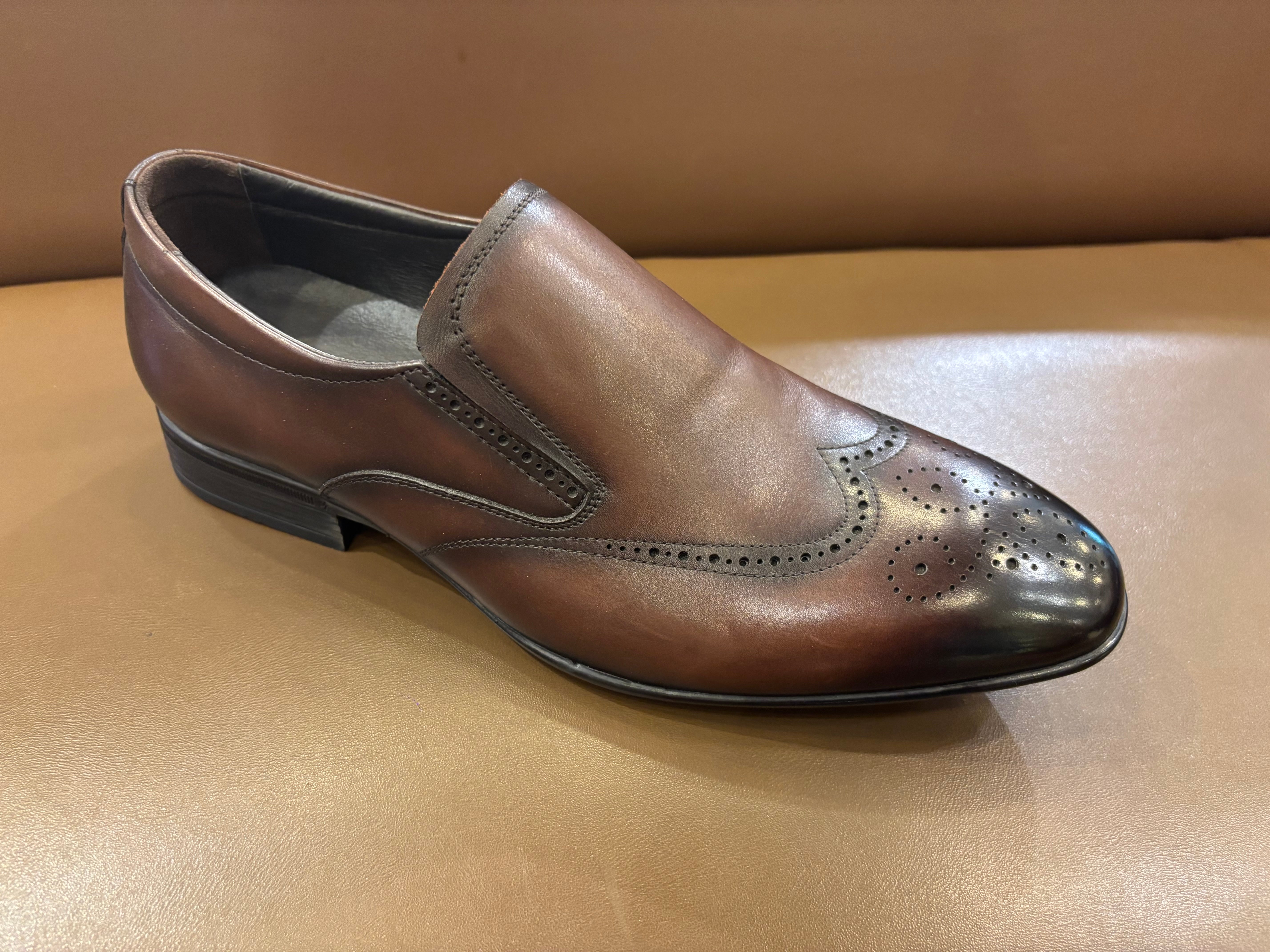Malcolm Classic Premium Leather Semi Brogue