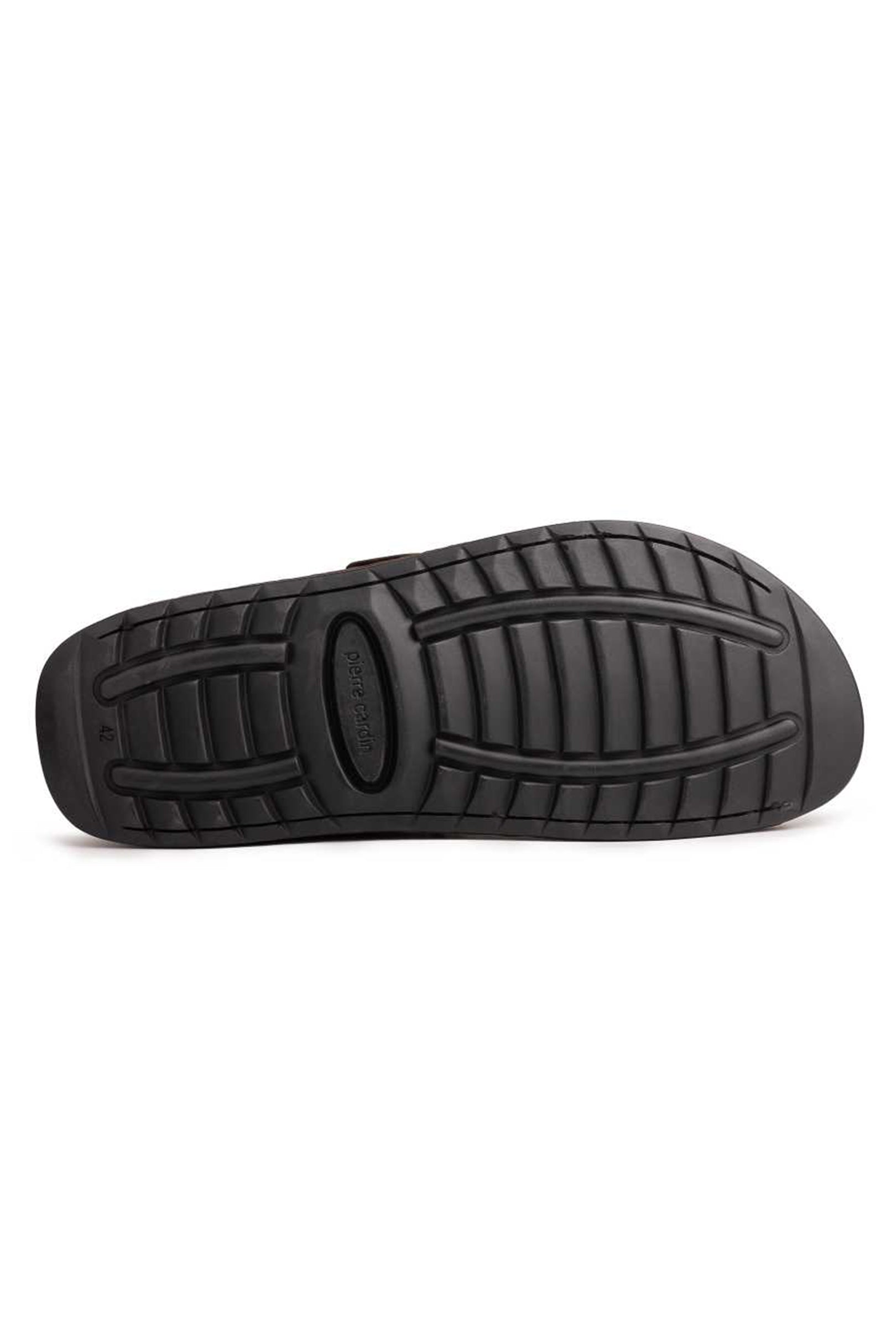 Double Strap Coffee Leather Sandals - The Heels India