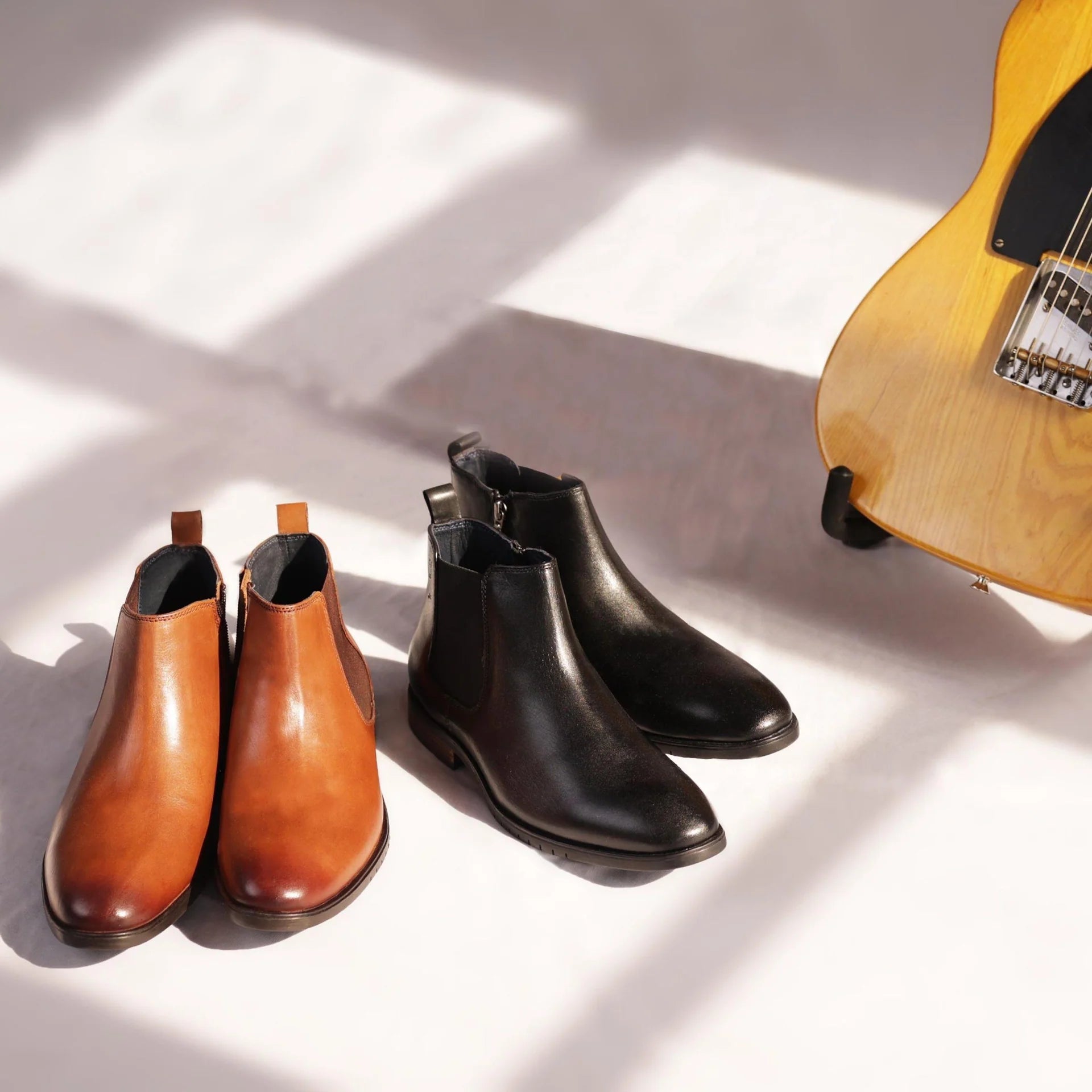 Vincent Classic Leather Chelsea Boots