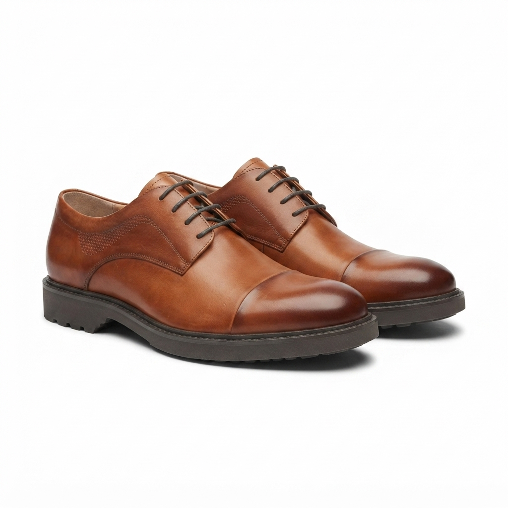 Larsen Premium Leather Lite Formal Lace Up Oxfords