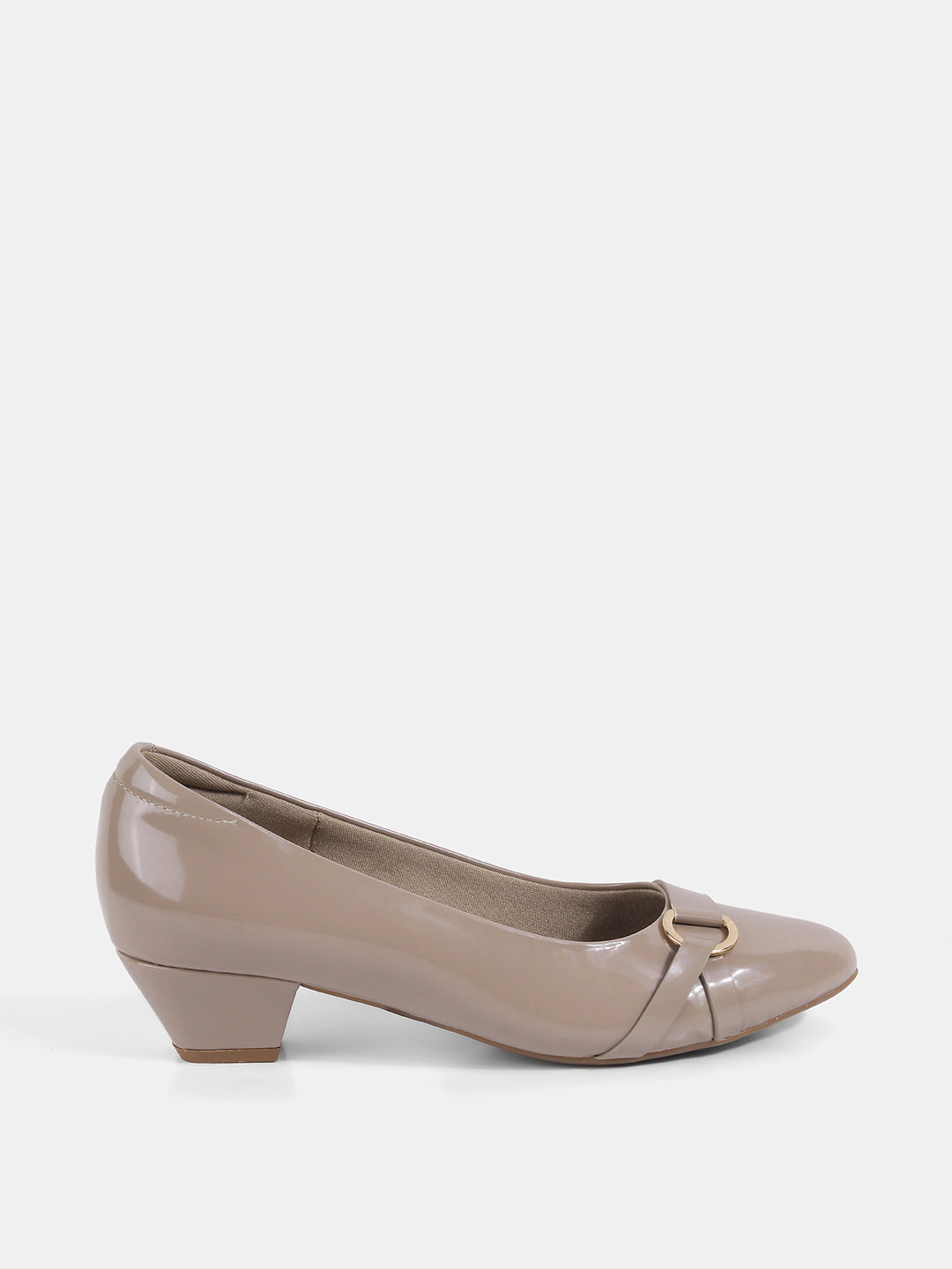 Dorema Patent Block Ballerinas