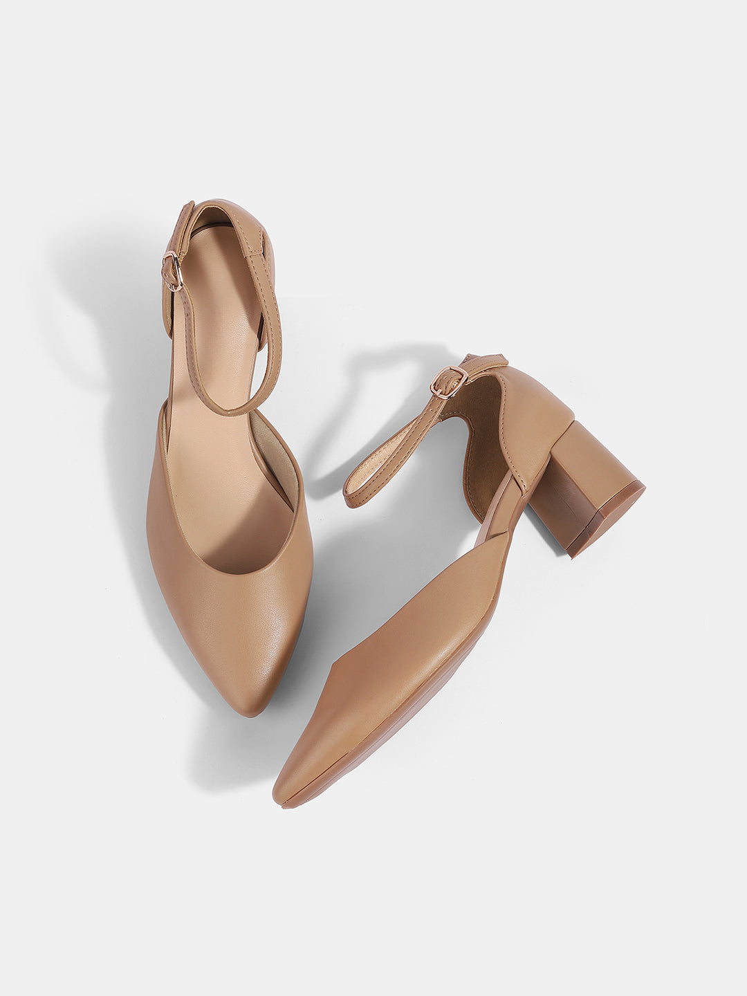 Sweeny Ankle Strap Block Heels